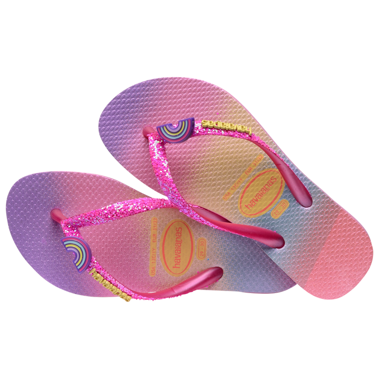 Havaianas Kids Slim Glitter Pink Lemonade