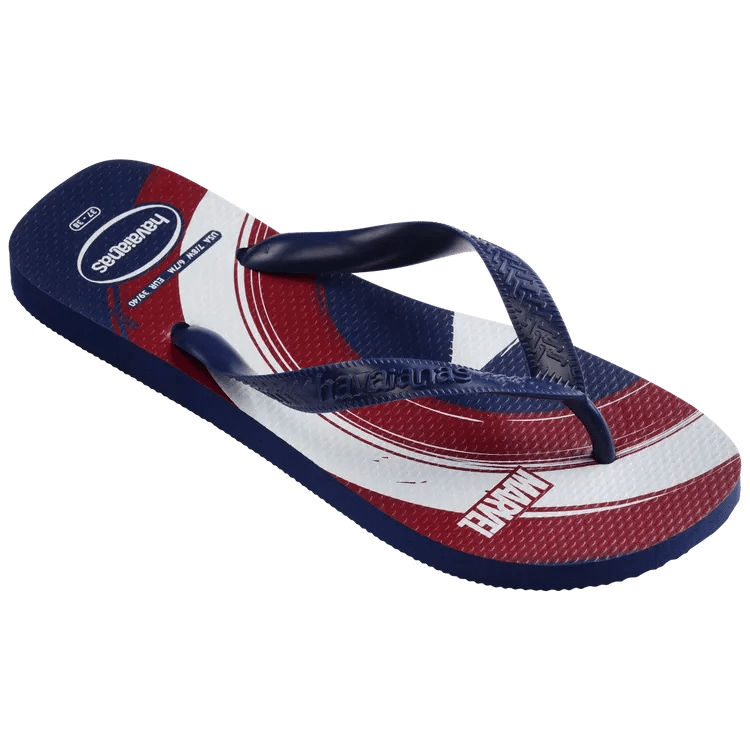 Havaianas Kids Top Marvel Logomania Navy Blue - Shoes