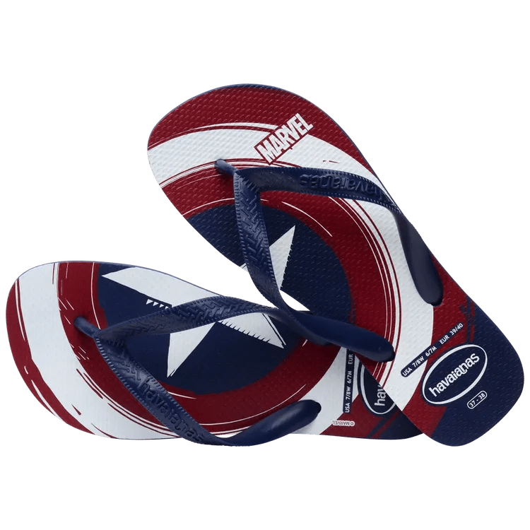 Havaianas Kids Top Marvel Logomania Navy Blue - Shoes