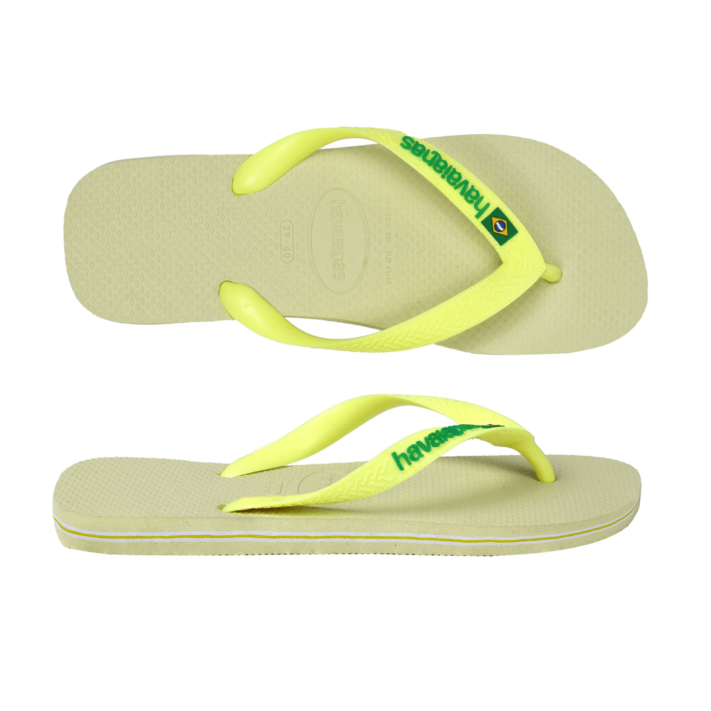 Havaianas Men Brasil Logo Lime Green - Shoes