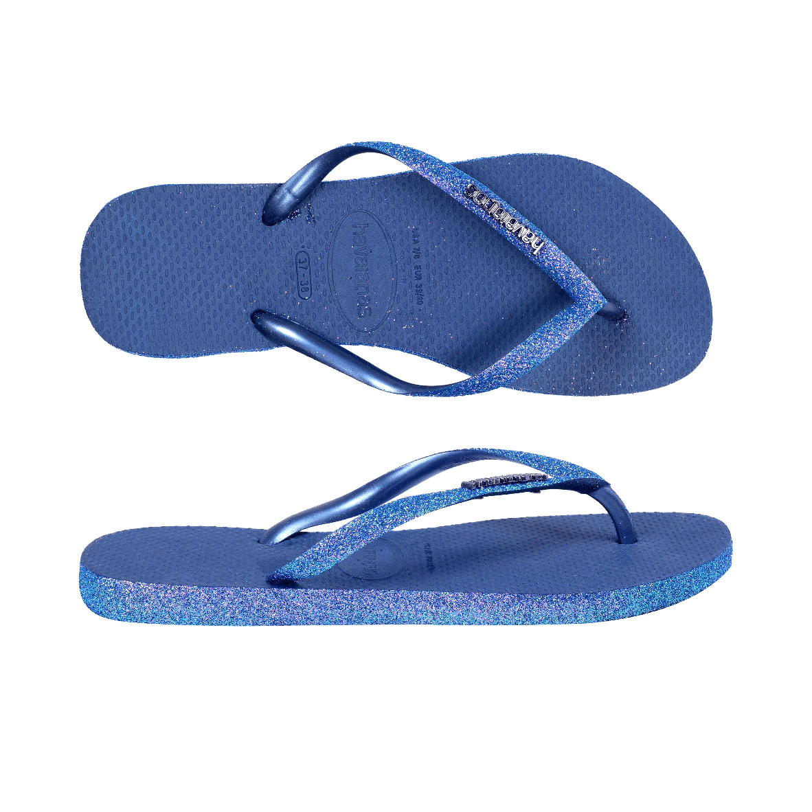 Havaianas Slim Sparkle II Indigo Blue - Shoes