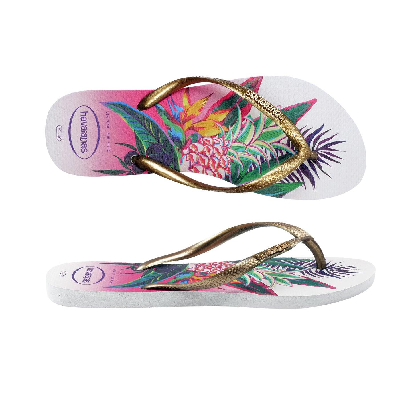 Havaianas Slim Tropical White