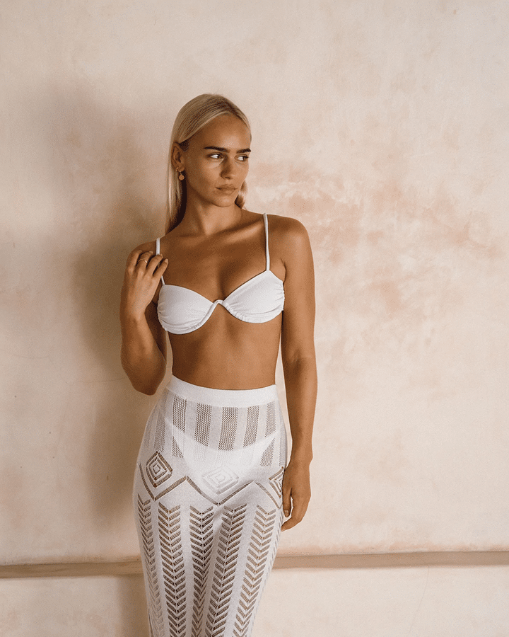 Beach knitted best sale skirt