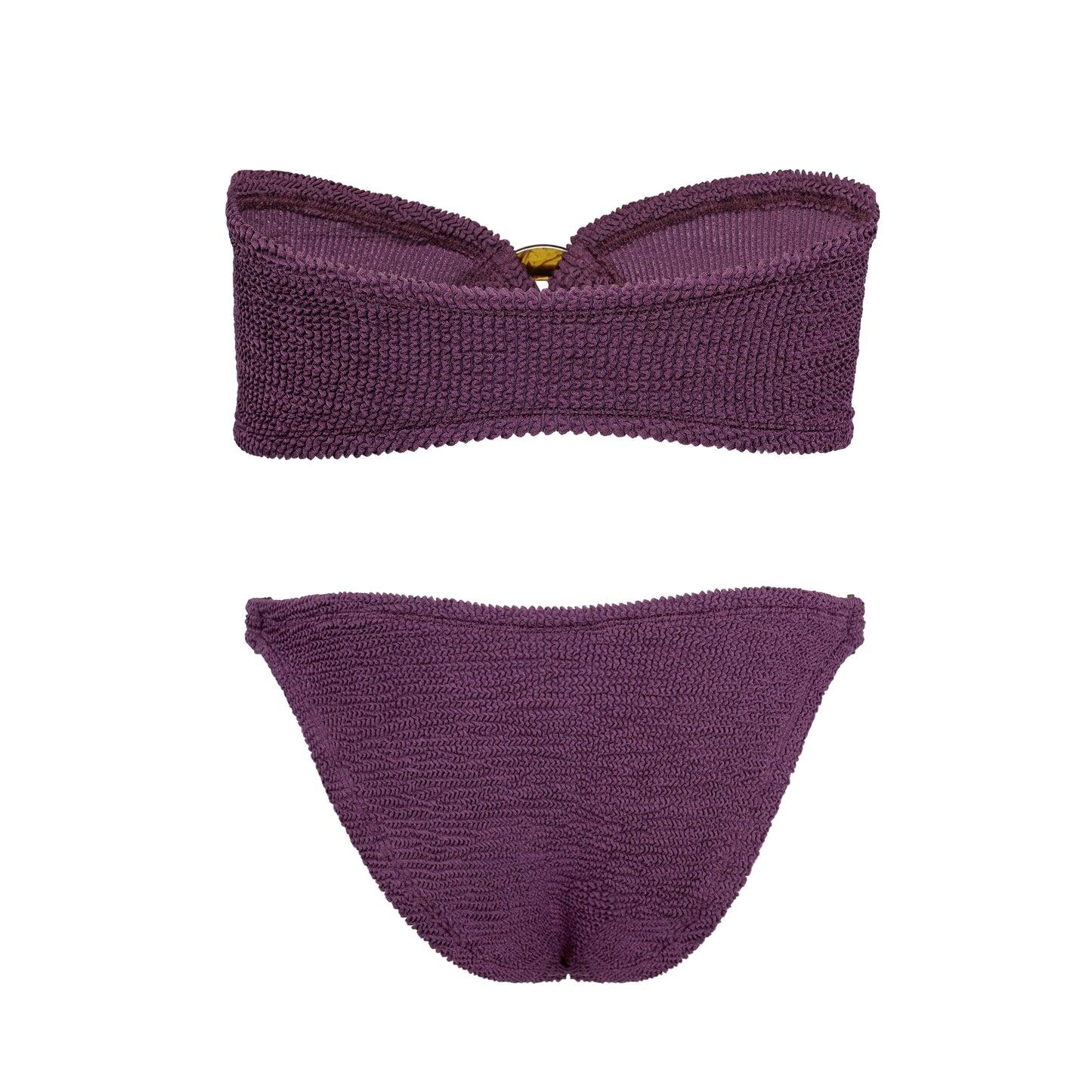 Gloria Bikini Metallic Grape - ONE SIZE - Bikini