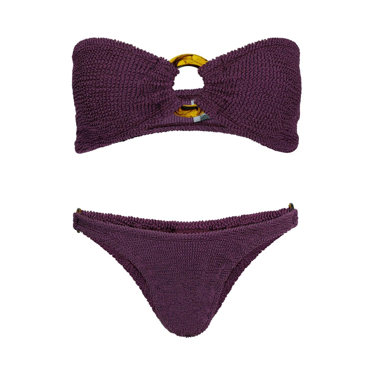 Gloria Bikini Metallic Grape - ONE SIZE - Bikini