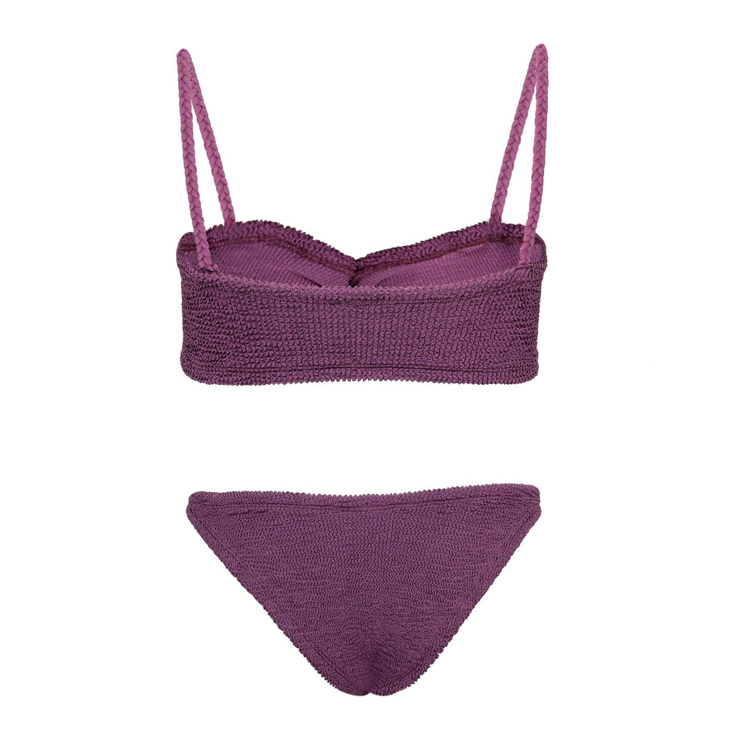 Aura Bikini Metallic Grape - ONE SIZE - Bikini