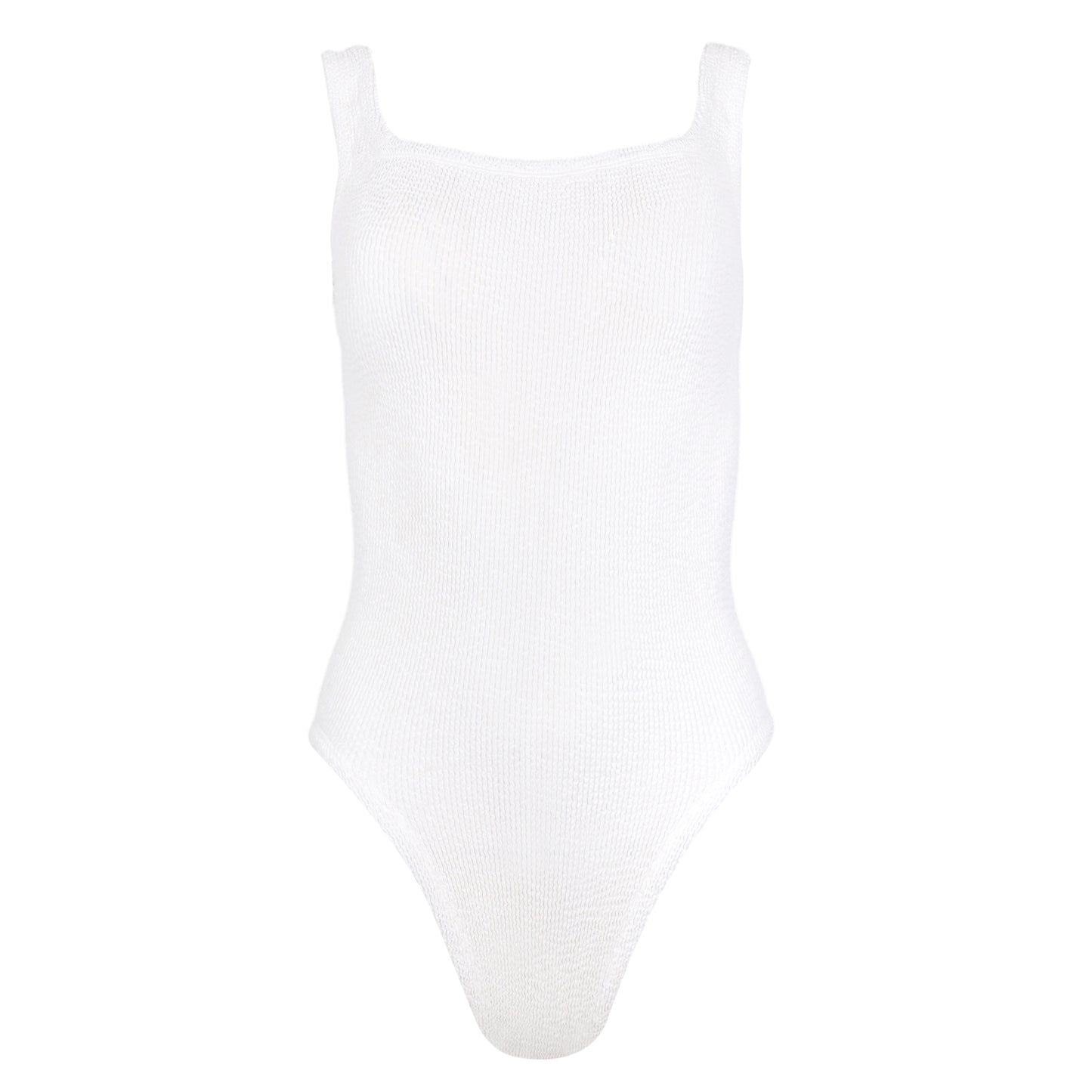 Classic Square Neck Swim White