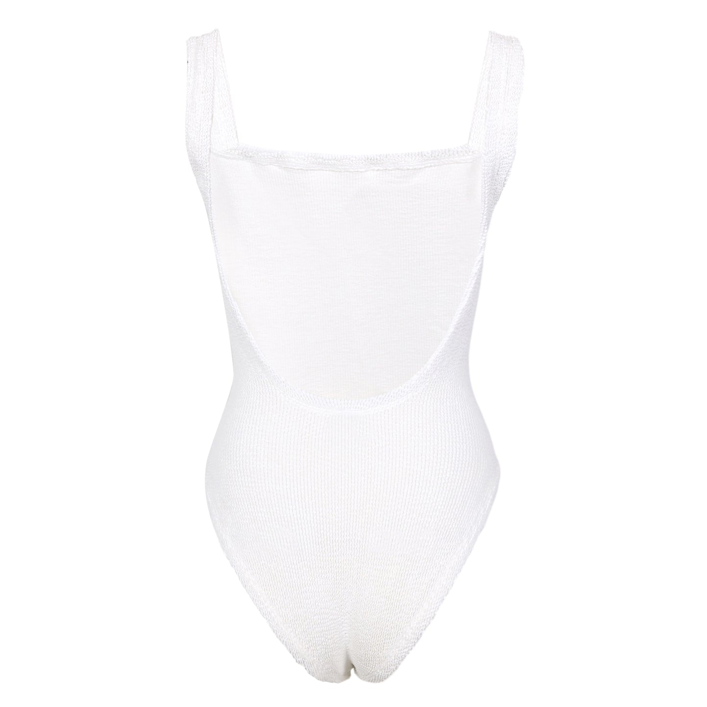 Classic Square Neck Swim White