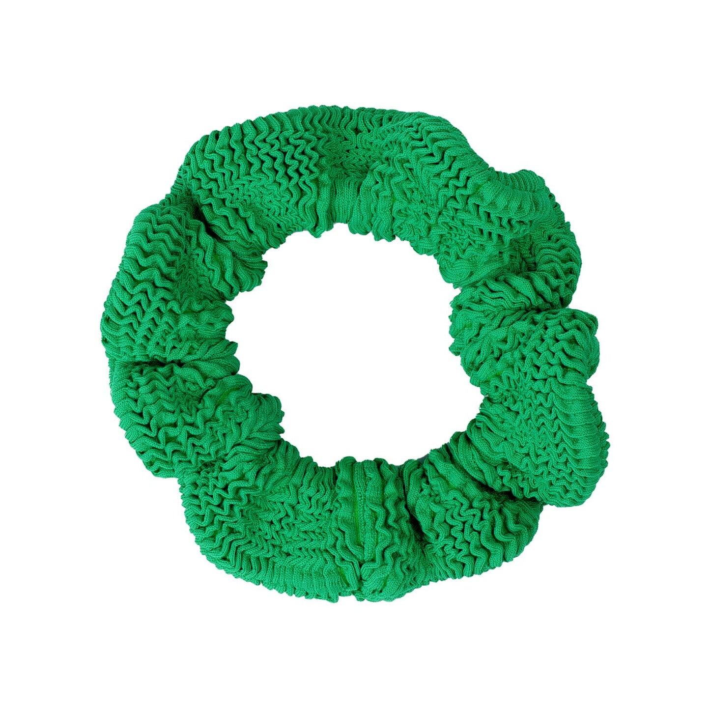 Hunza G Scrunchie in Emerald Green