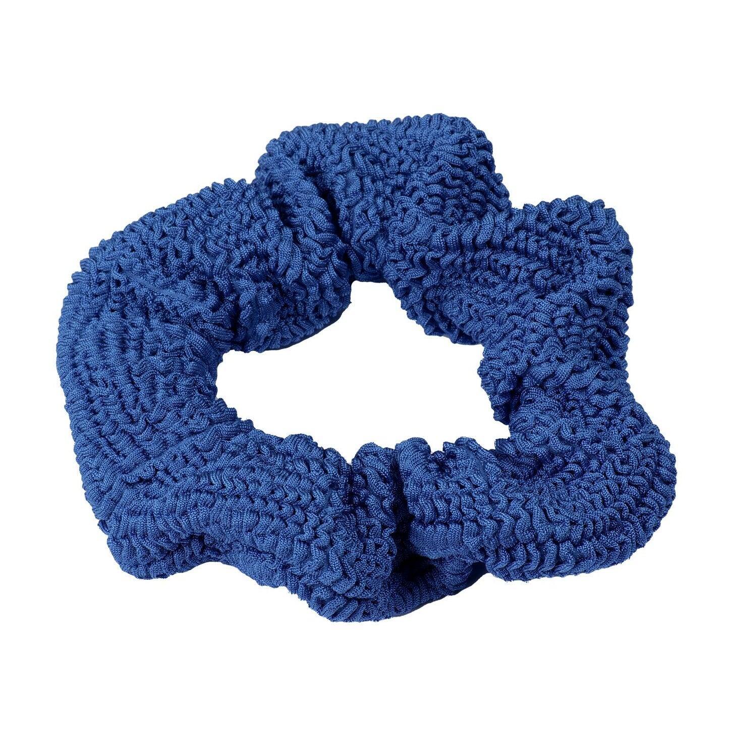 Scrunchie Metallic Denim - ONE SIZE - Hair Bands