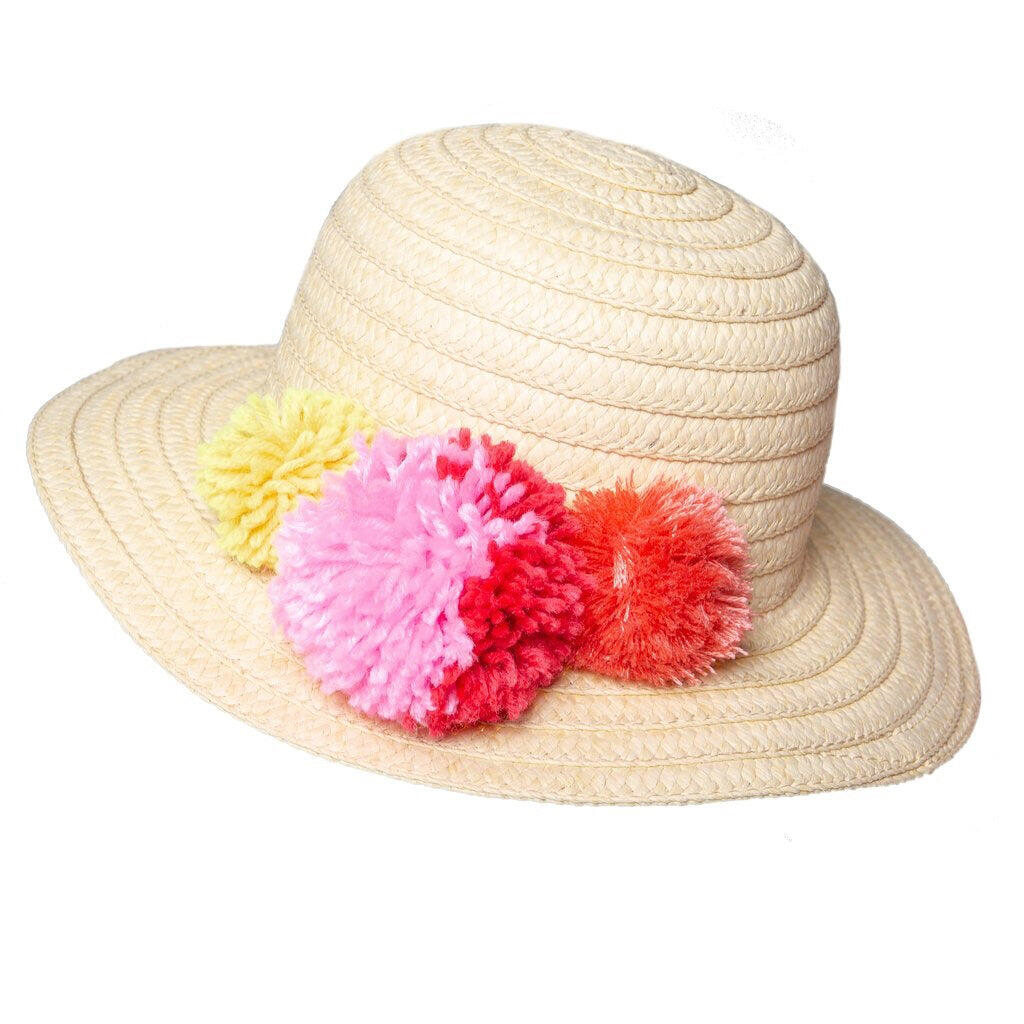Rockahula Pom Pom Straw Hat