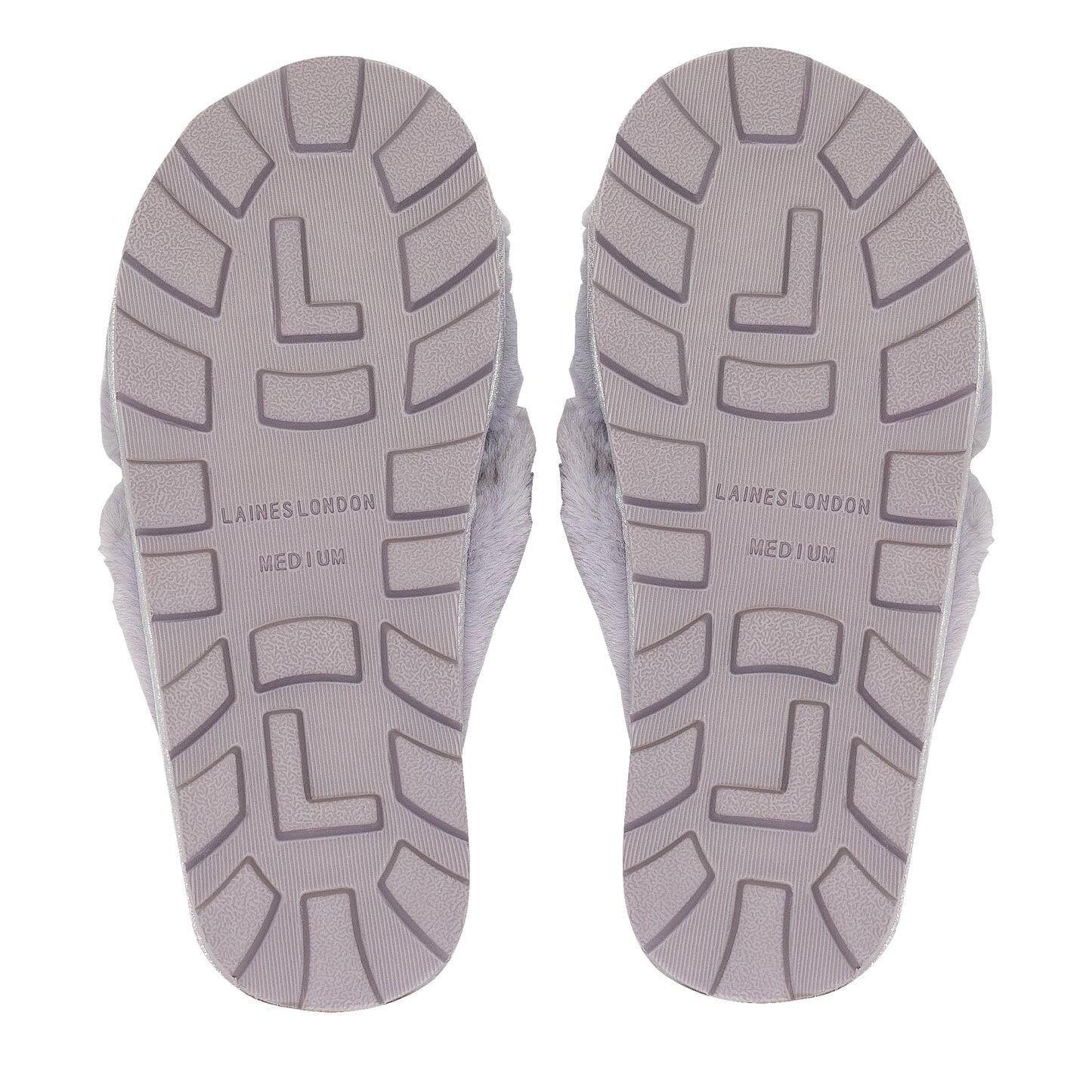 Gold Turtle Chic Slider Grey - Slipper