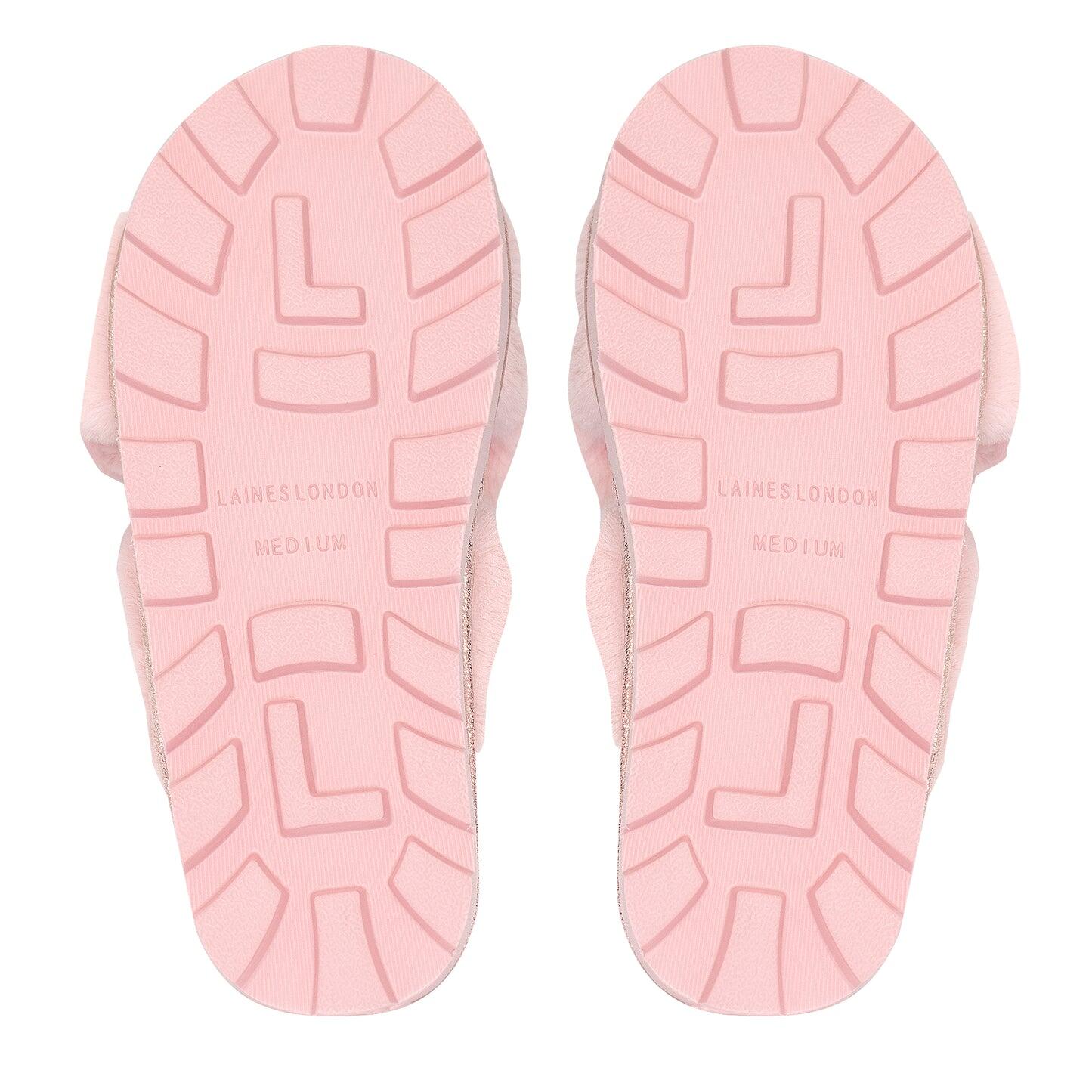 Pink Quilted Heart Chic Slider - Slipper