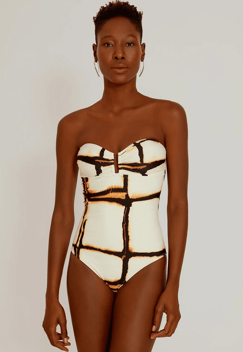 Drop Bandeau One Piece Rust - One Piece