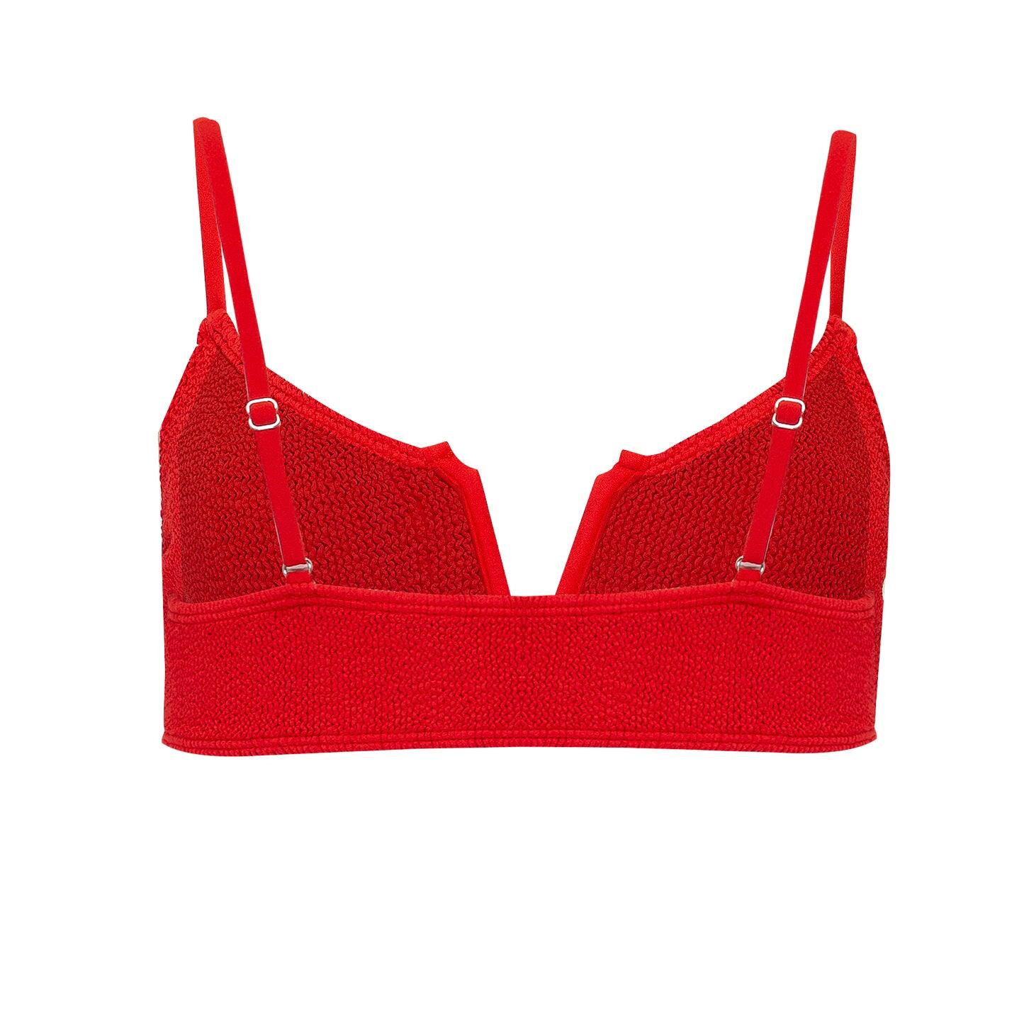 Hawaii Bikini Top Red - ONE SIZE - Bikini Top