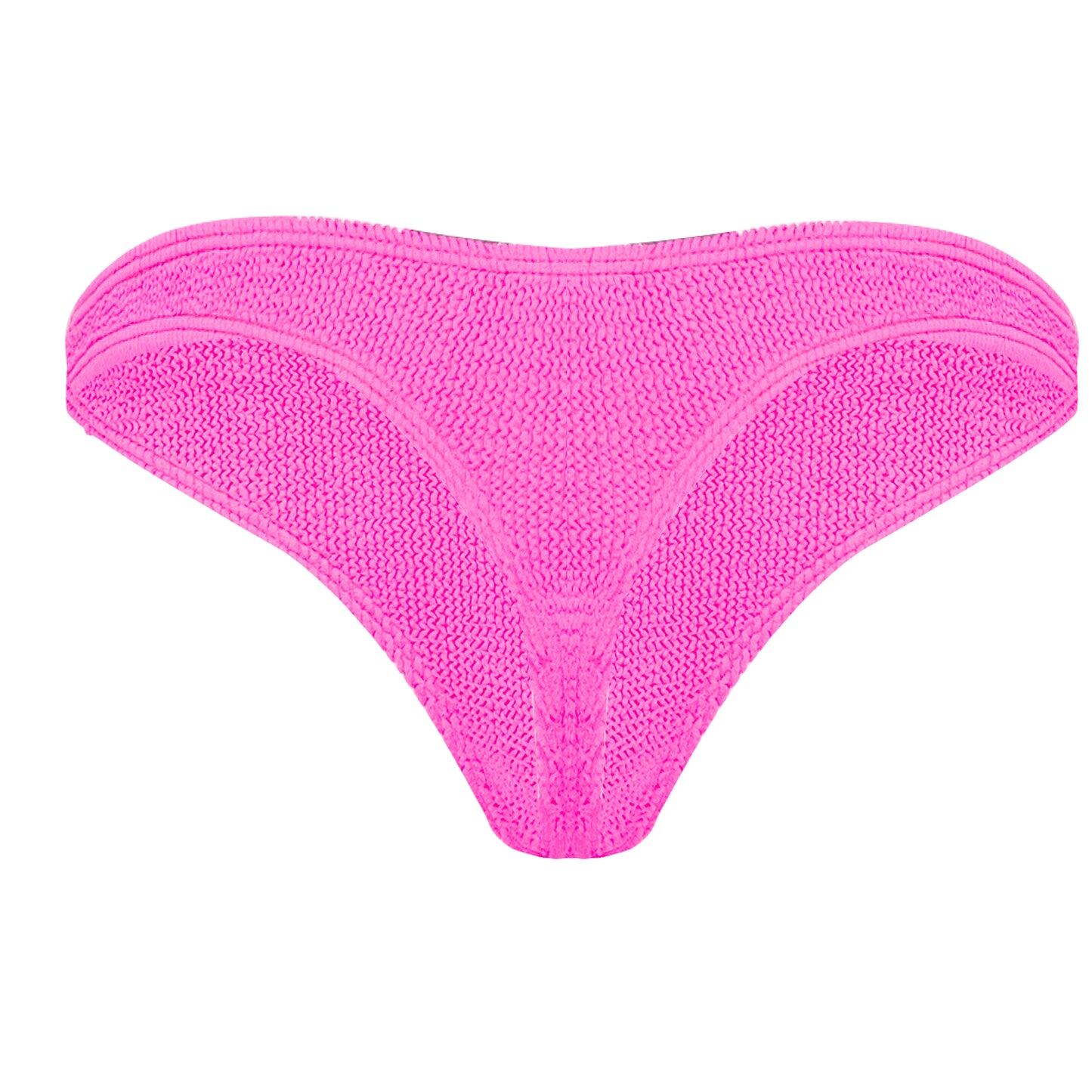 Ibiza Thong Bikini Bottoms Hot Pink