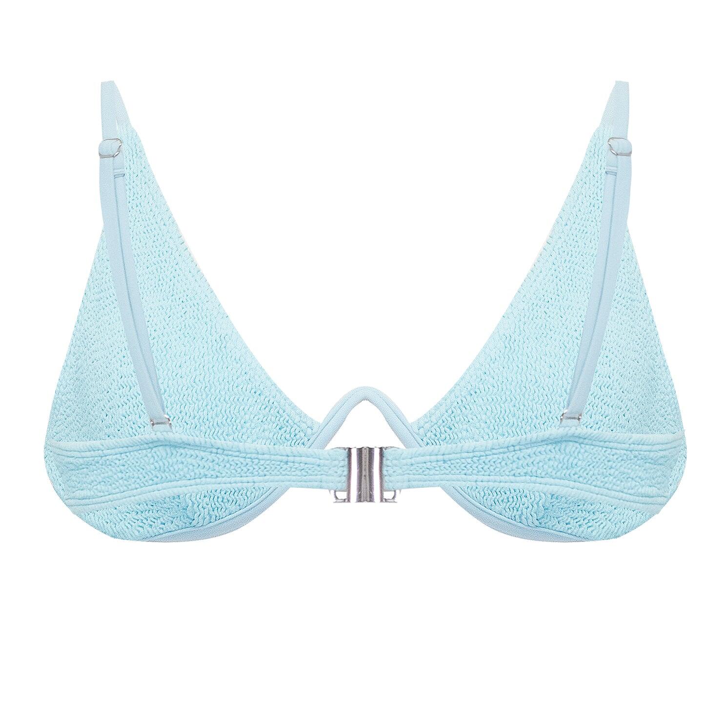 Bahamas Bikini Top Island Blue - ONE SIZE - Bikini Top