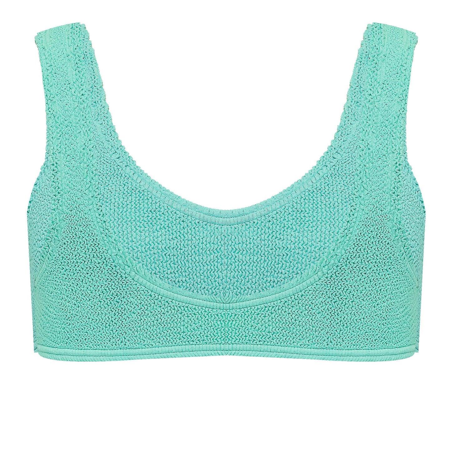 Barcelona Bikini Top Mint - ONE SIZE - Bikini Top