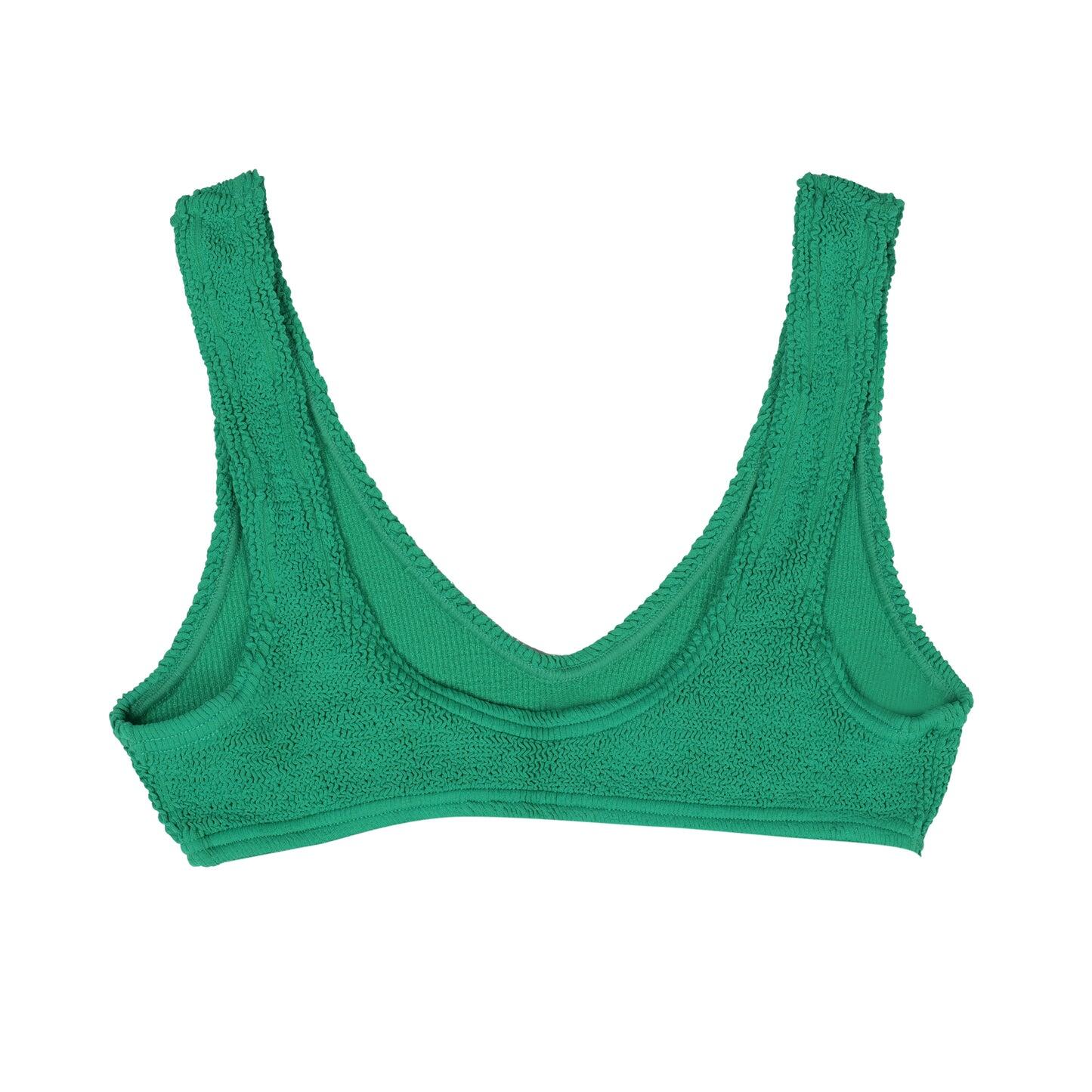 Barcelona Bikini Top Forest Green - ONE SIZE - Bikini Top
