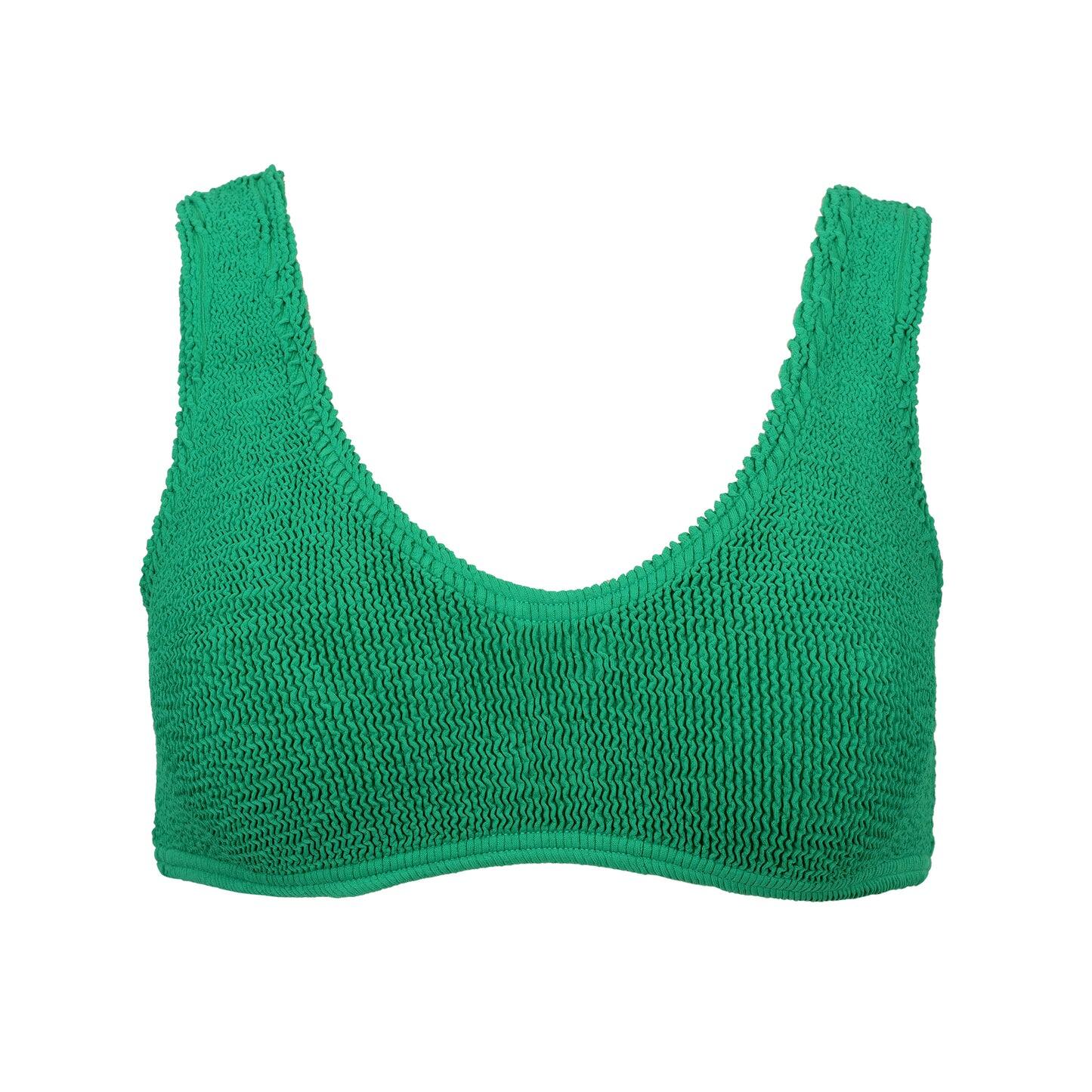 Barcelona Bikini Top Forest Green - ONE SIZE - Bikini Top