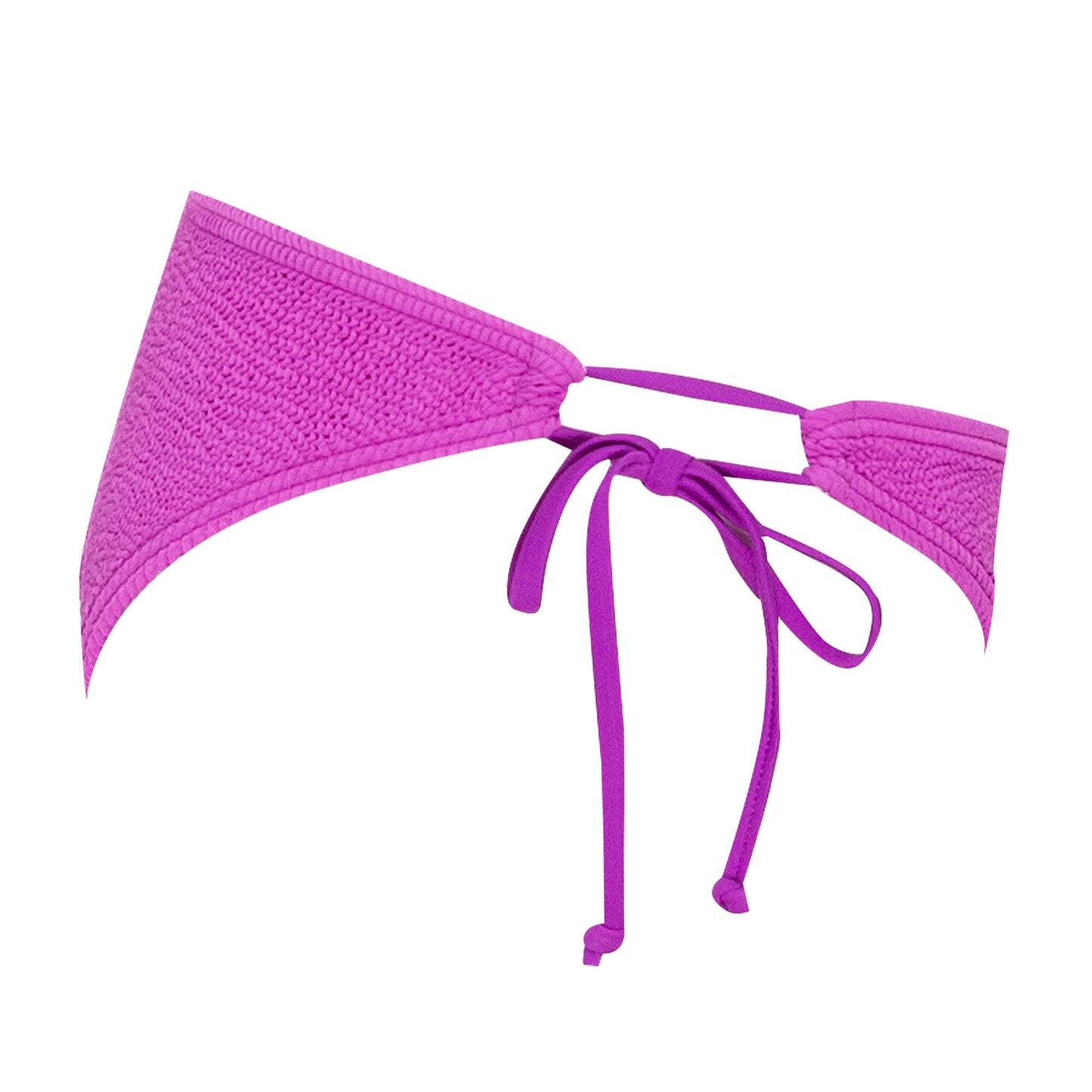 Jamaica Side Tie Bottoms Magenta - ONE SIZE - Bikini Bottom