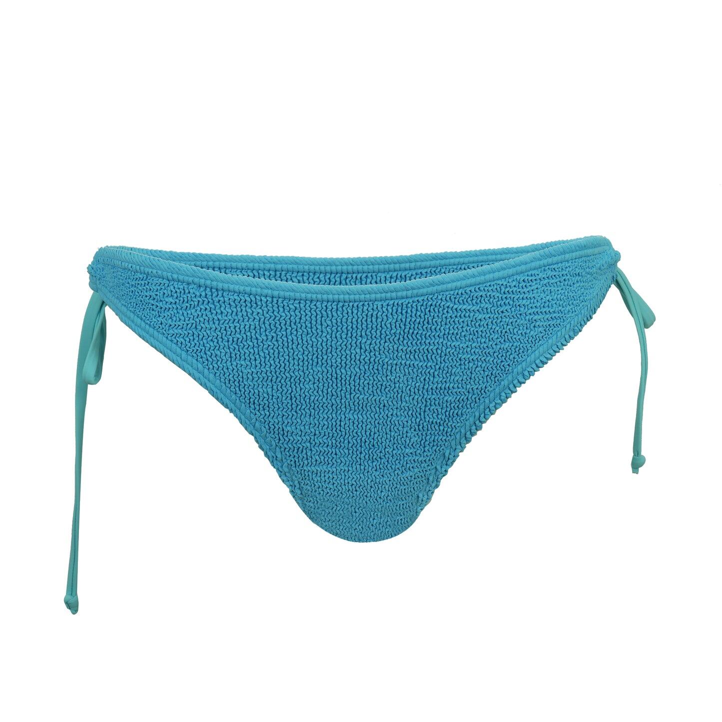 Jamaica Side Tie Bottoms Blue Turquoise
