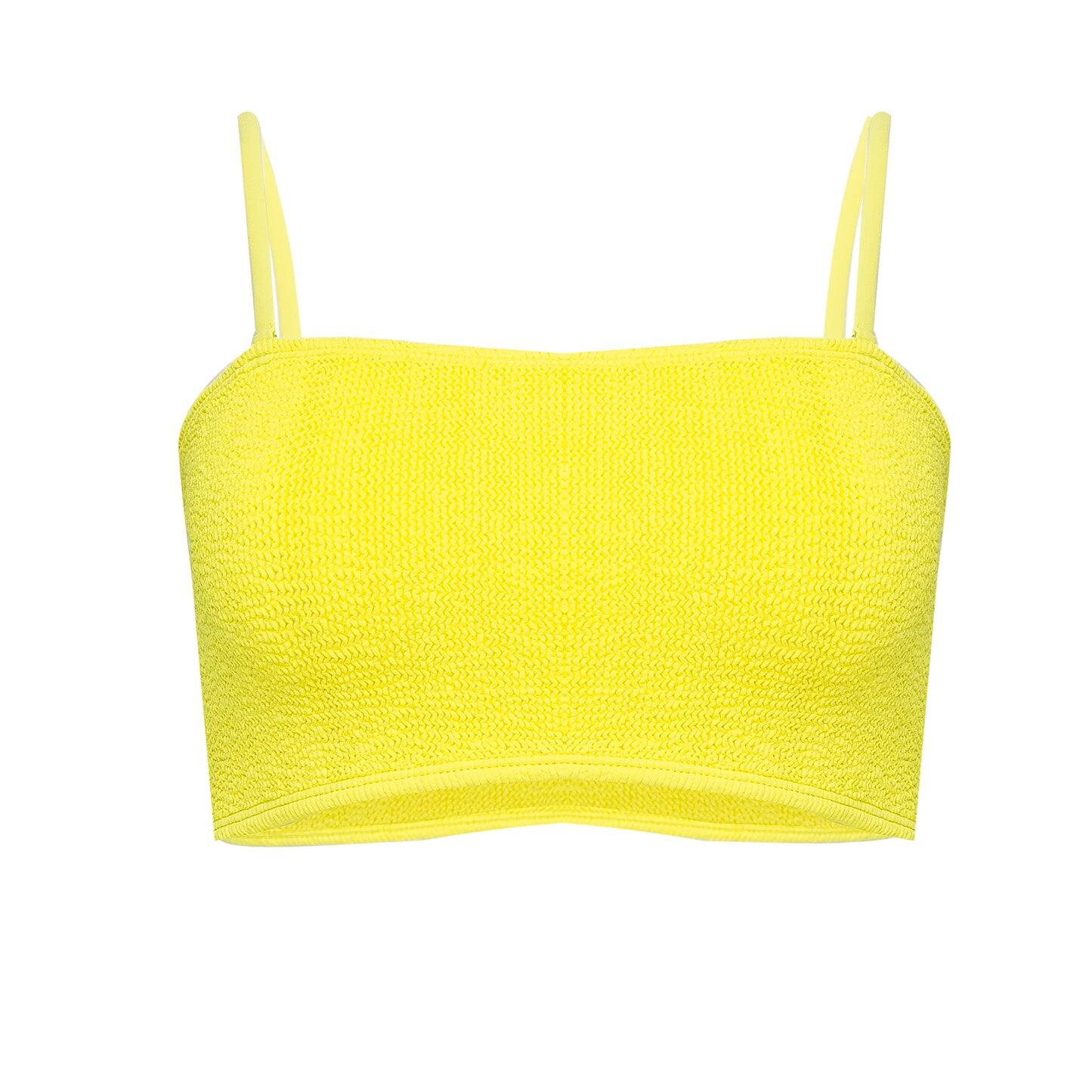 Turk & Caicos Bikini Top Yellow