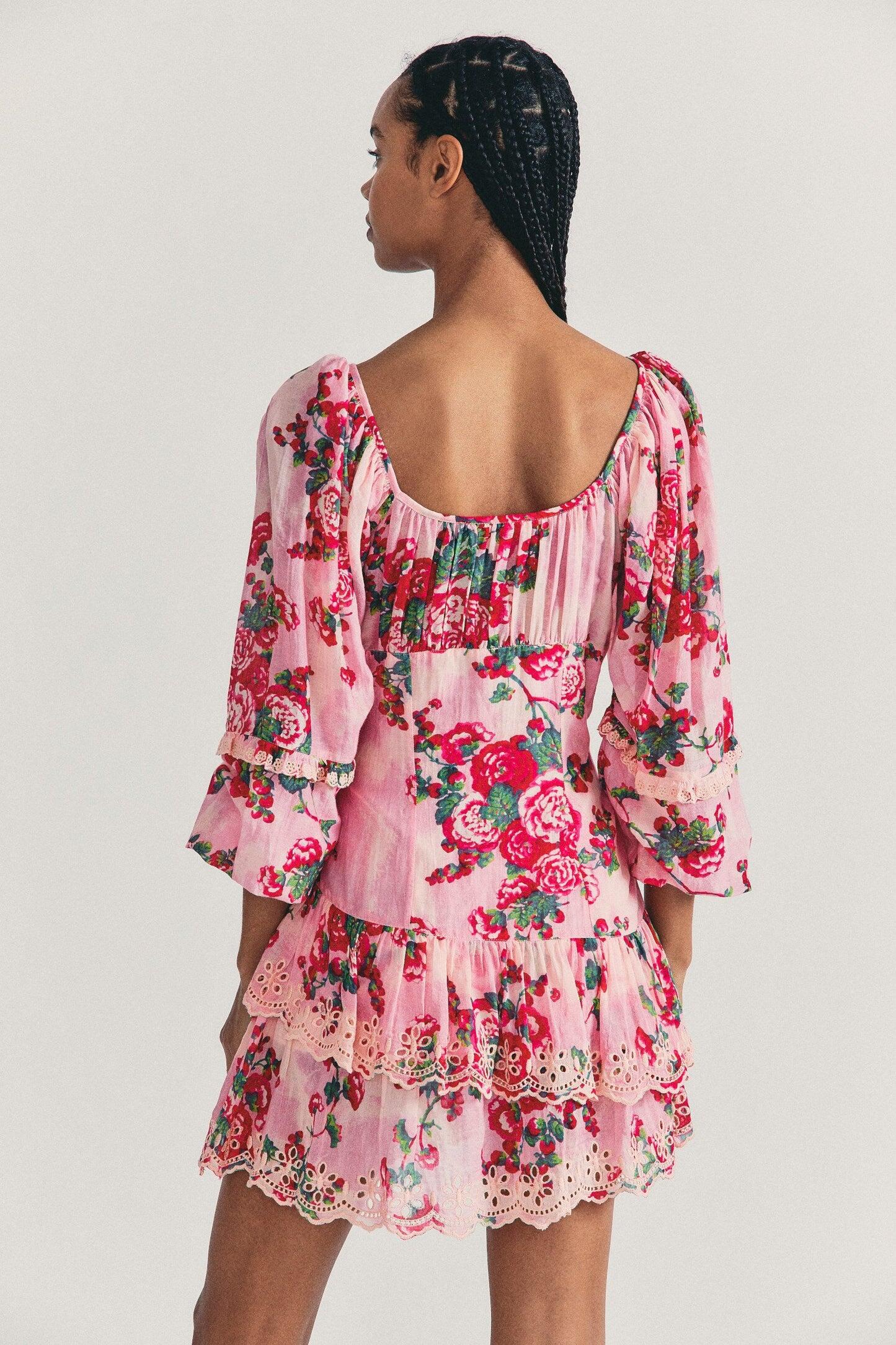 Mini Dress with Floral print