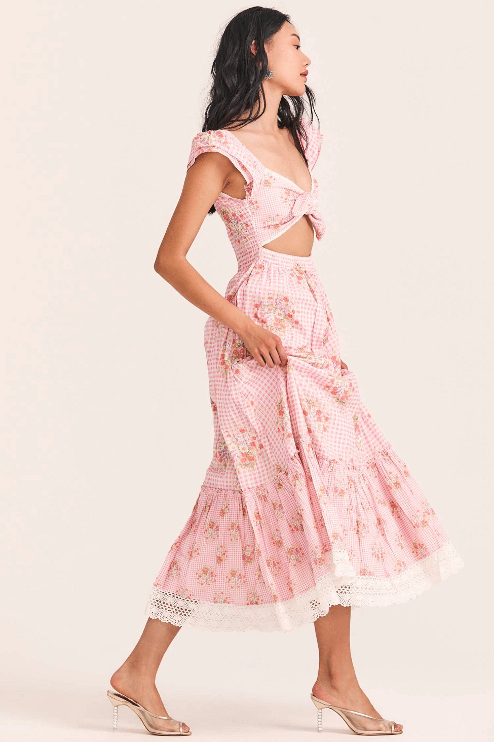 Sweetheart Neckline Maxi Dress