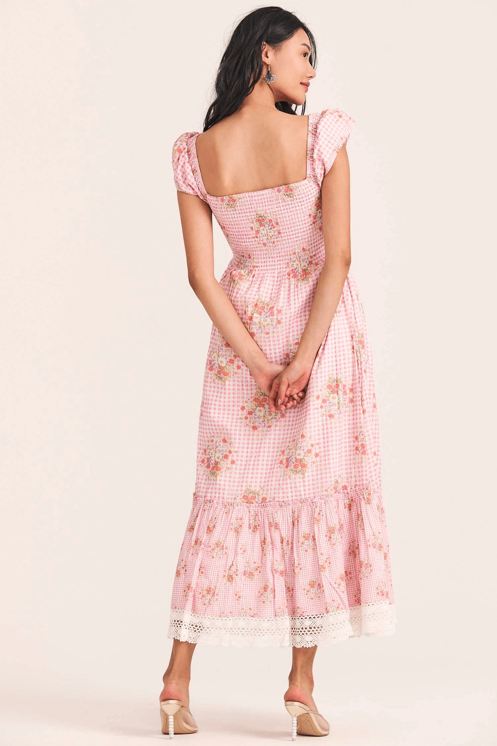 Maxi Dress with Smocked Back Panel
