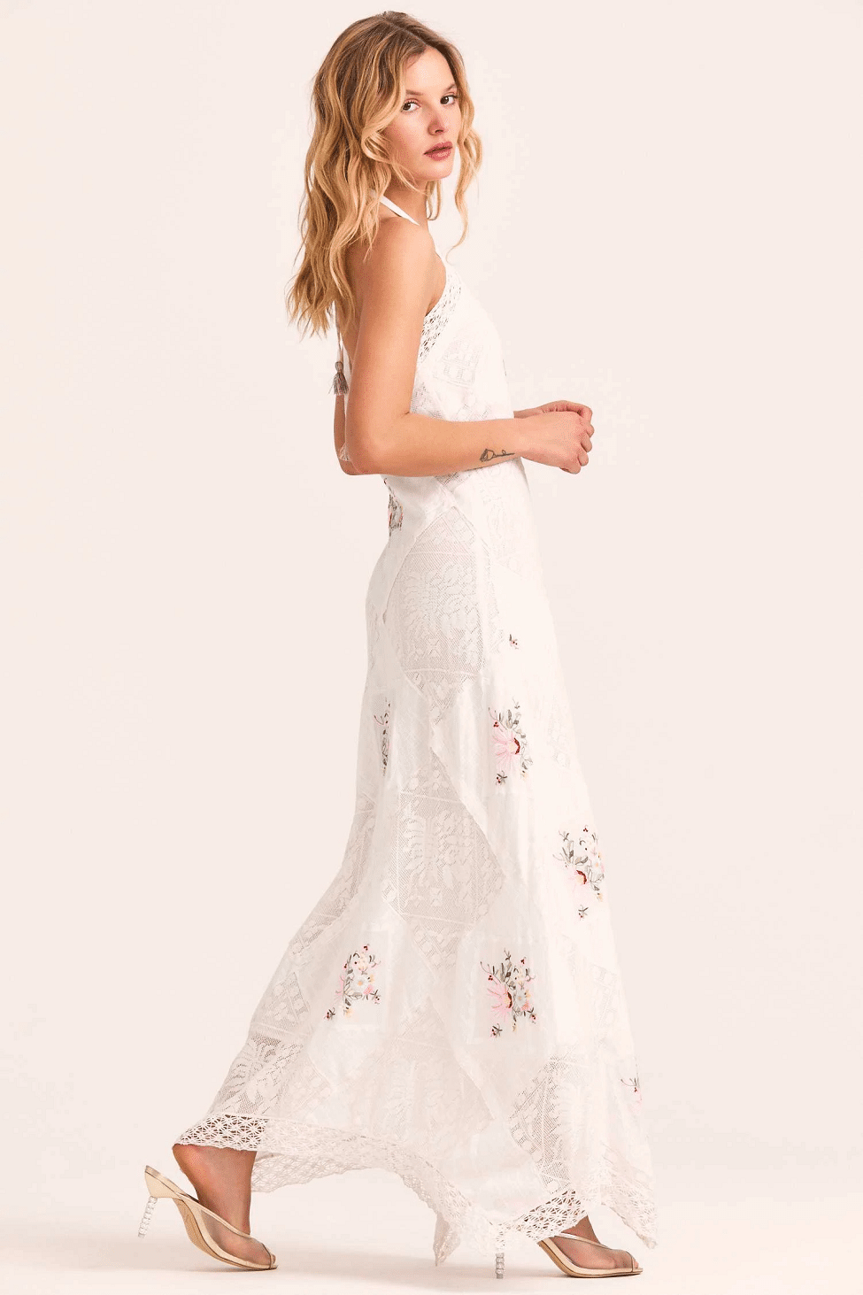 White Cotton Maxi Dress