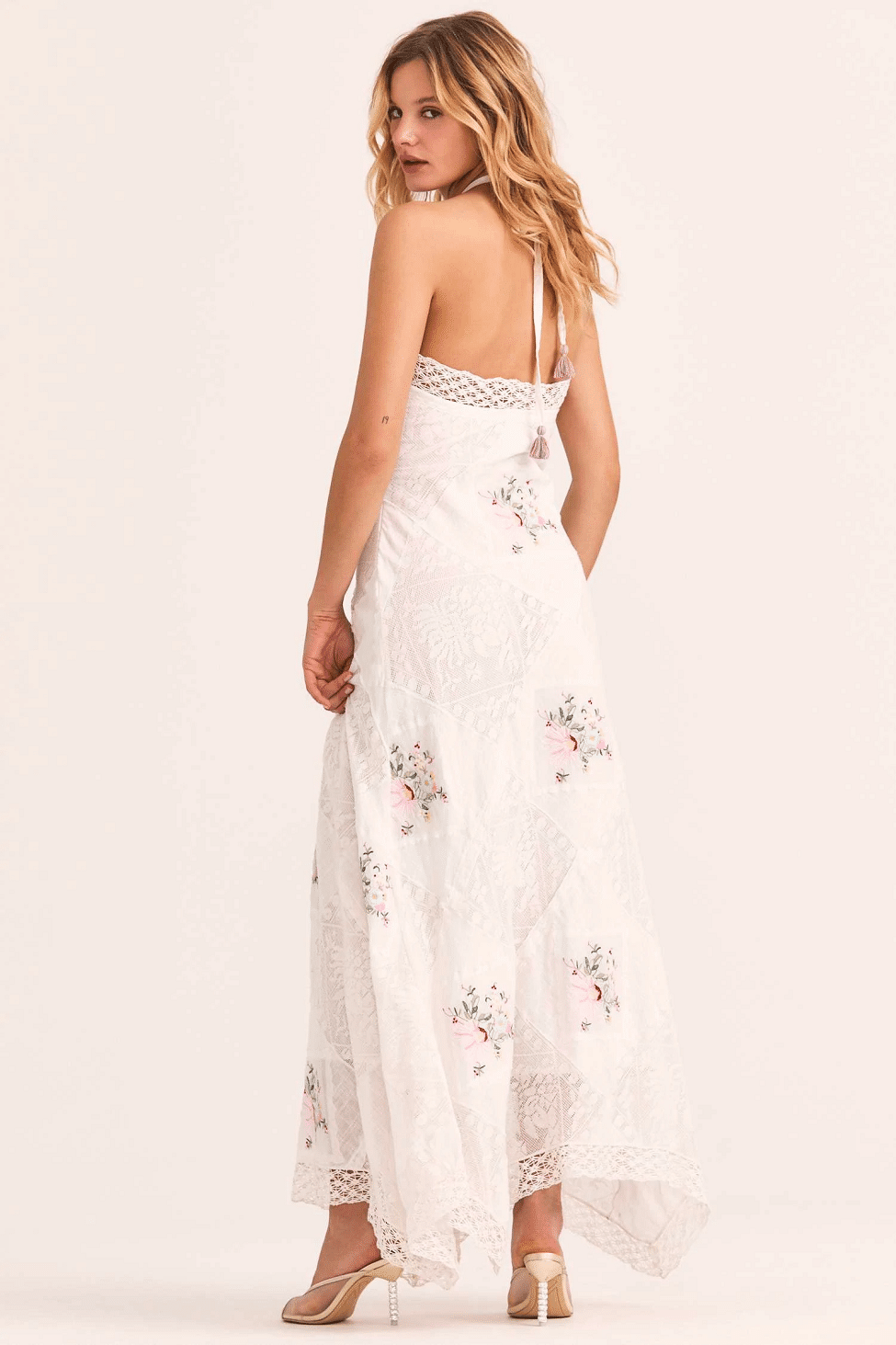 Maxi Dress with Asymmetric Hemline