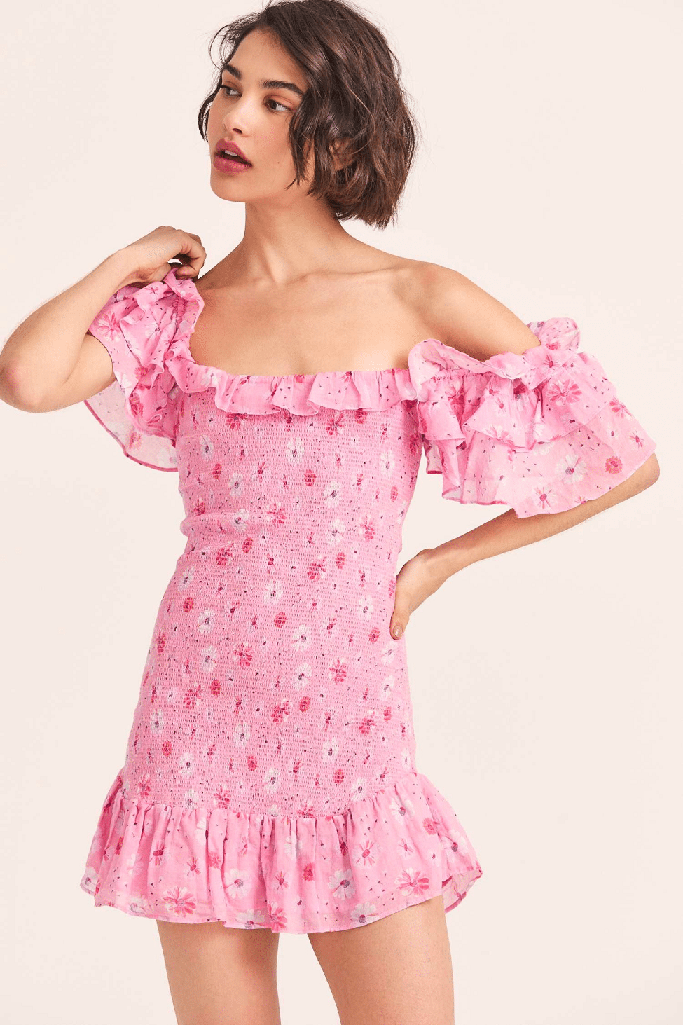 Kodie Dress Coral Blaze - Dress