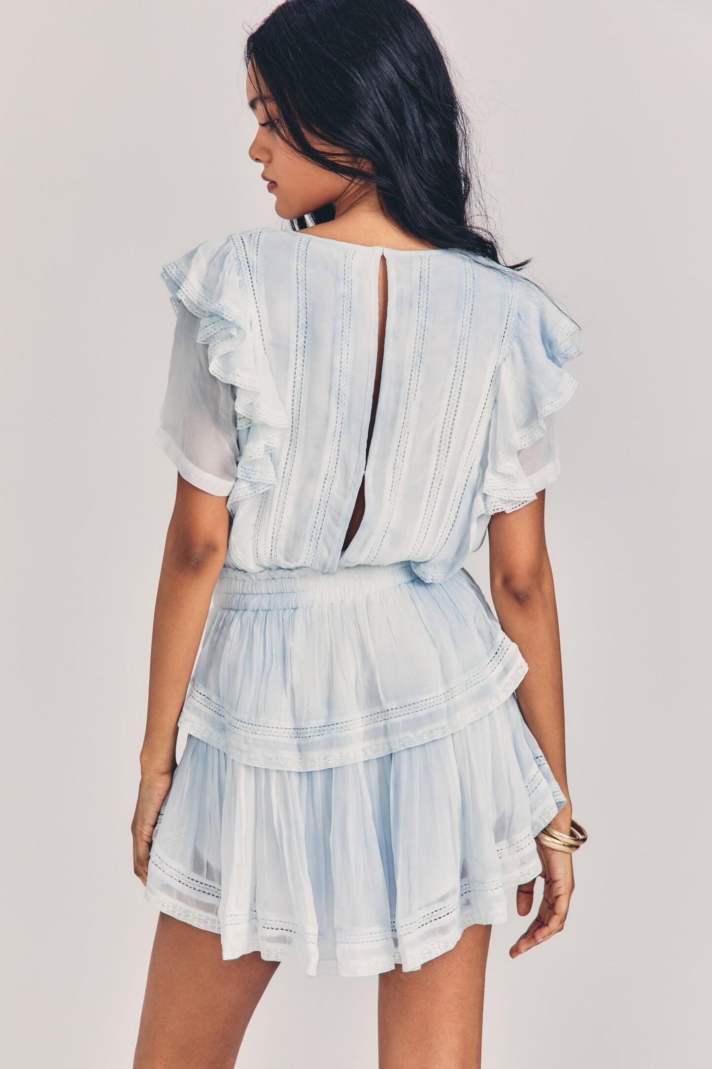 Natasha Dress Bedroom Blue Hand Dye - Dress