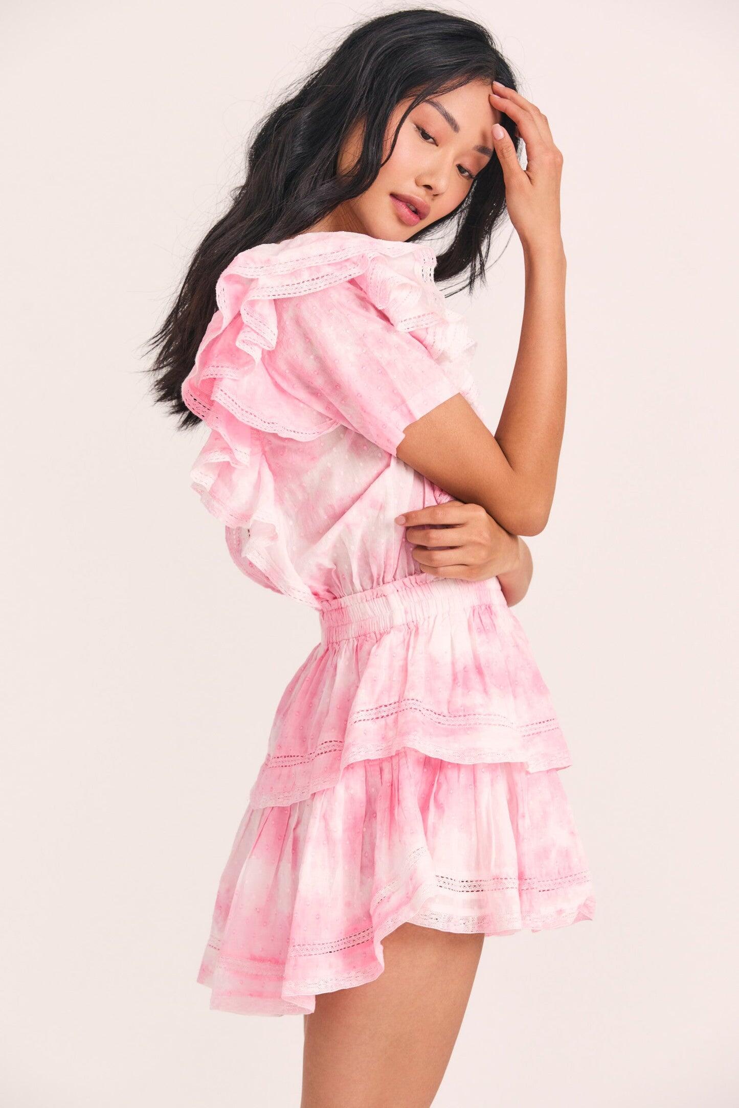 Natasha Dress Island Pink Hand Dye - Dress