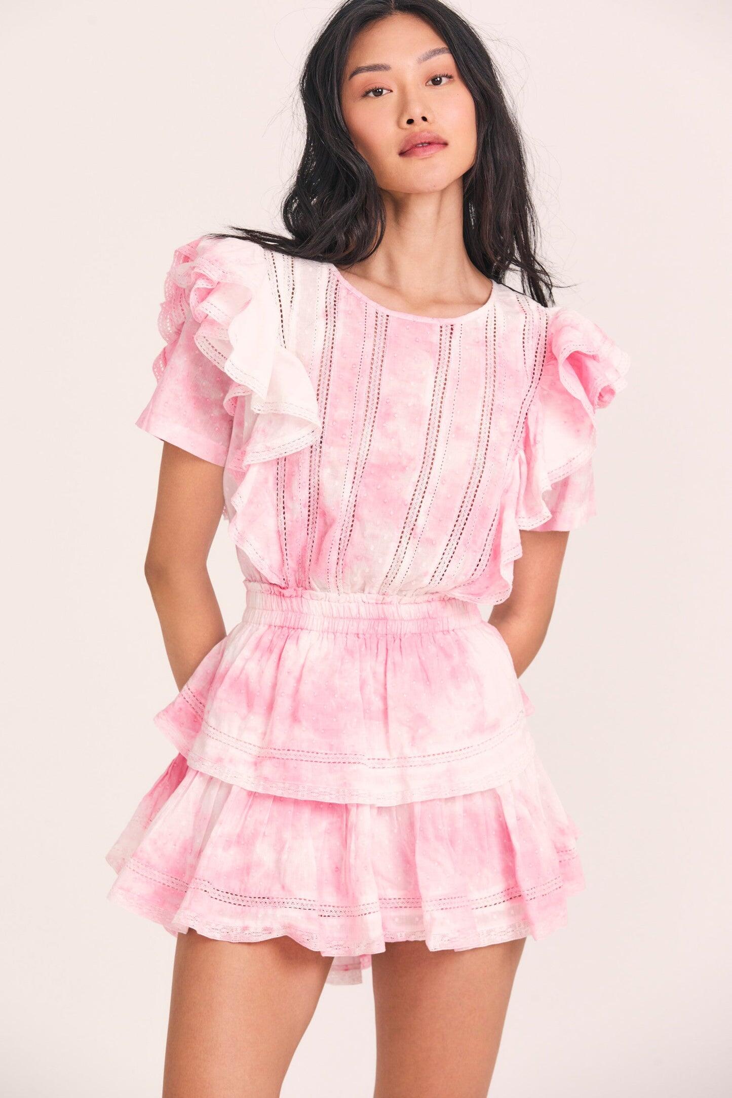 Natasha Dress Island Pink Hand Dye - Dress