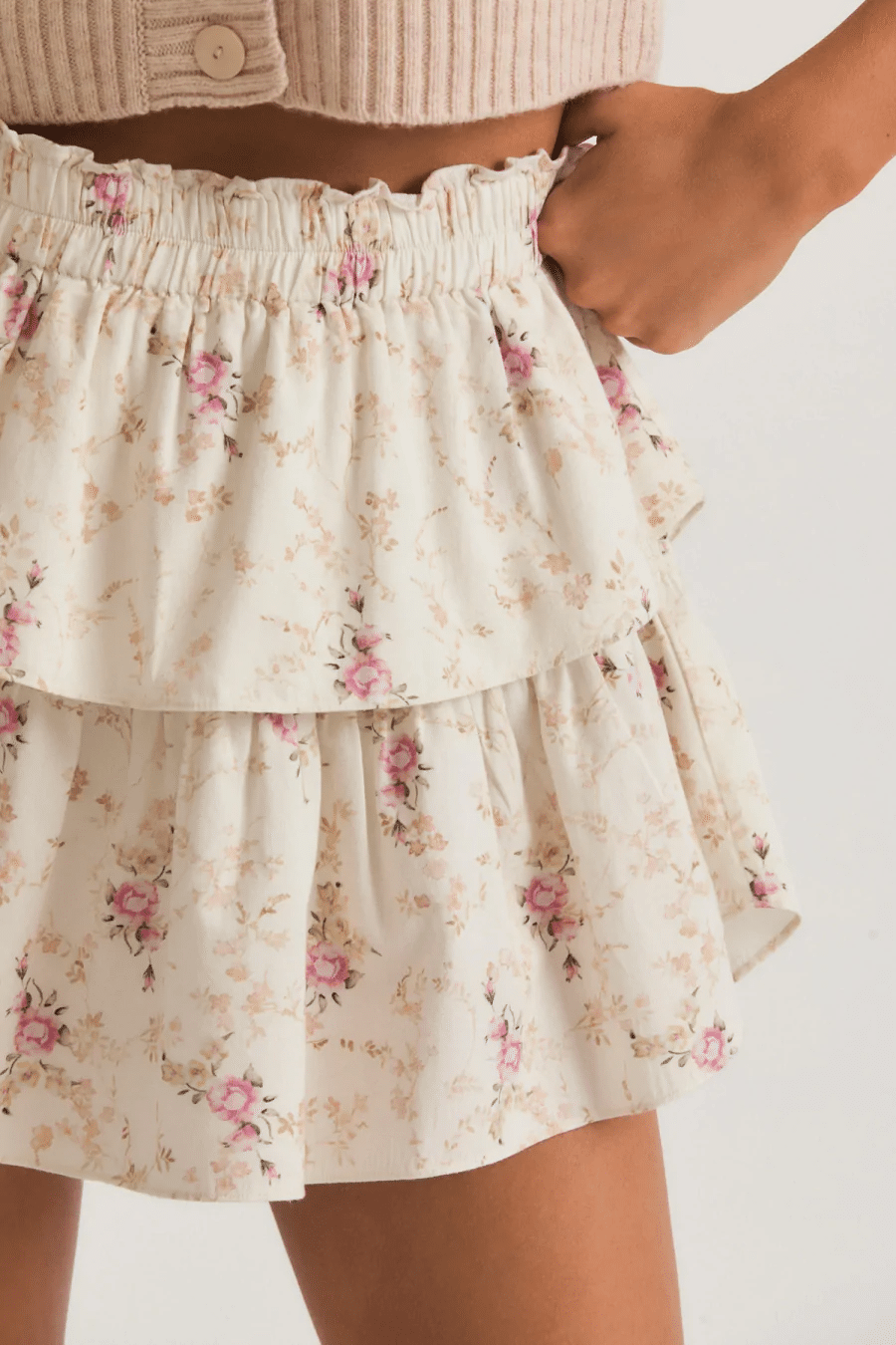 Mini Skirt with Elasticated Waistband