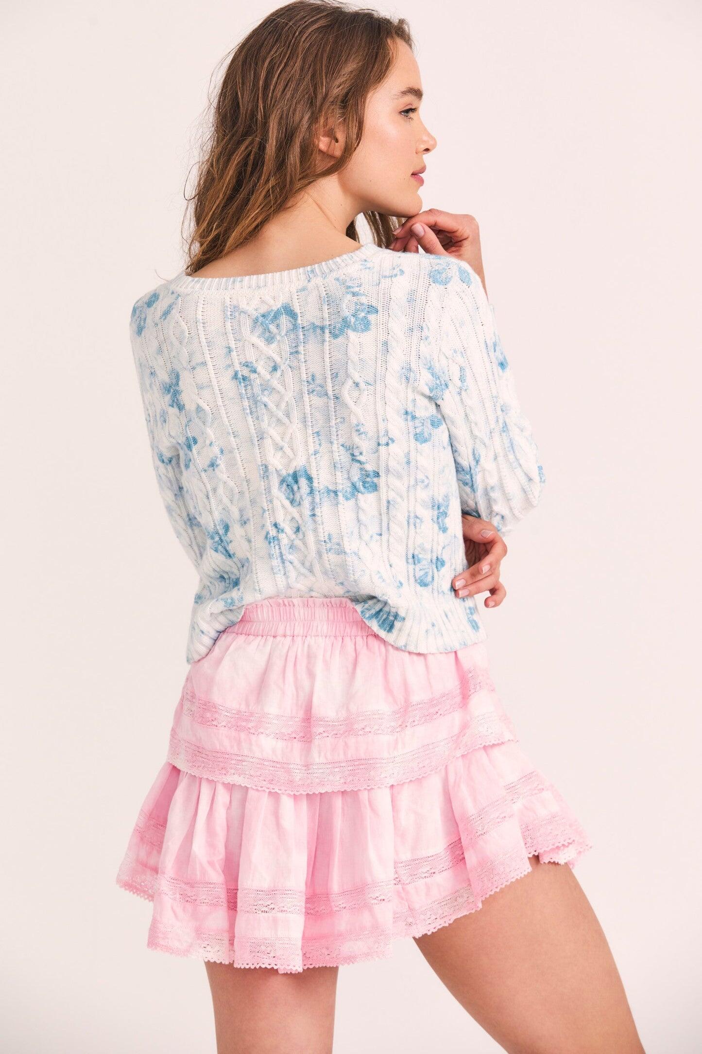 Double Layer Mini Skirt