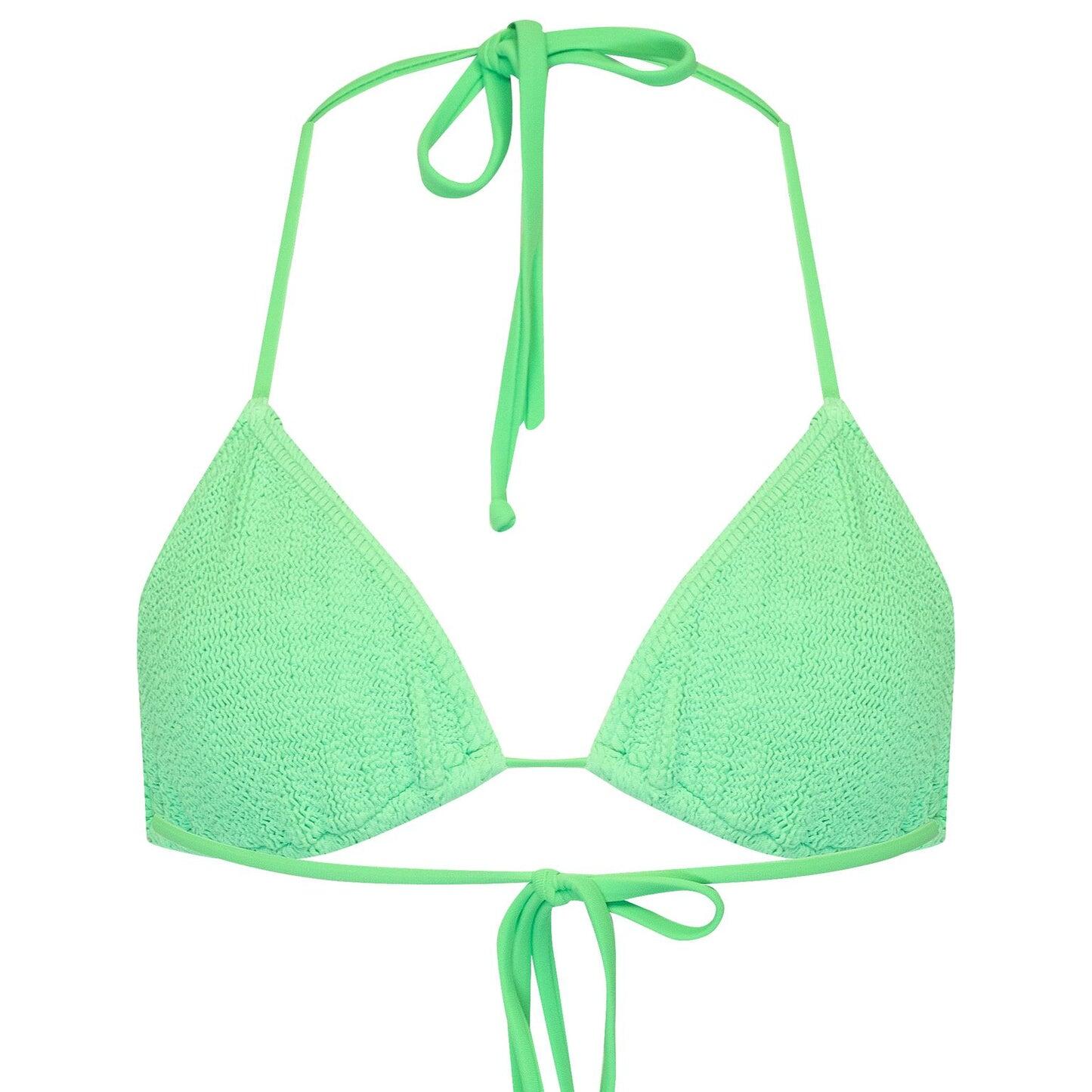 Jamaica Triangle Bikini Top Jungle Green - ONE SIZE - Bikini Top