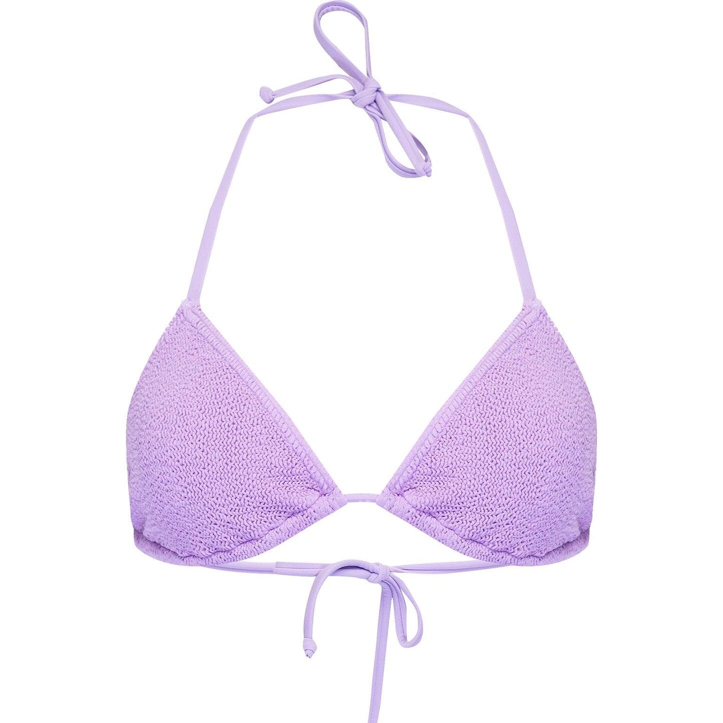 Jamaica Triangle Bikini Top Lavander - ONE SIZE - Bikini Top