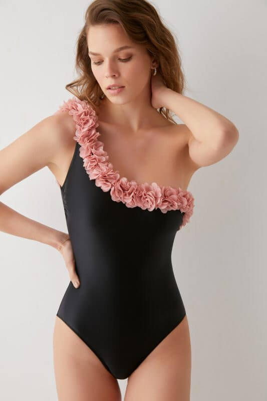 Valentina One Piece Black/Pink - One Piece