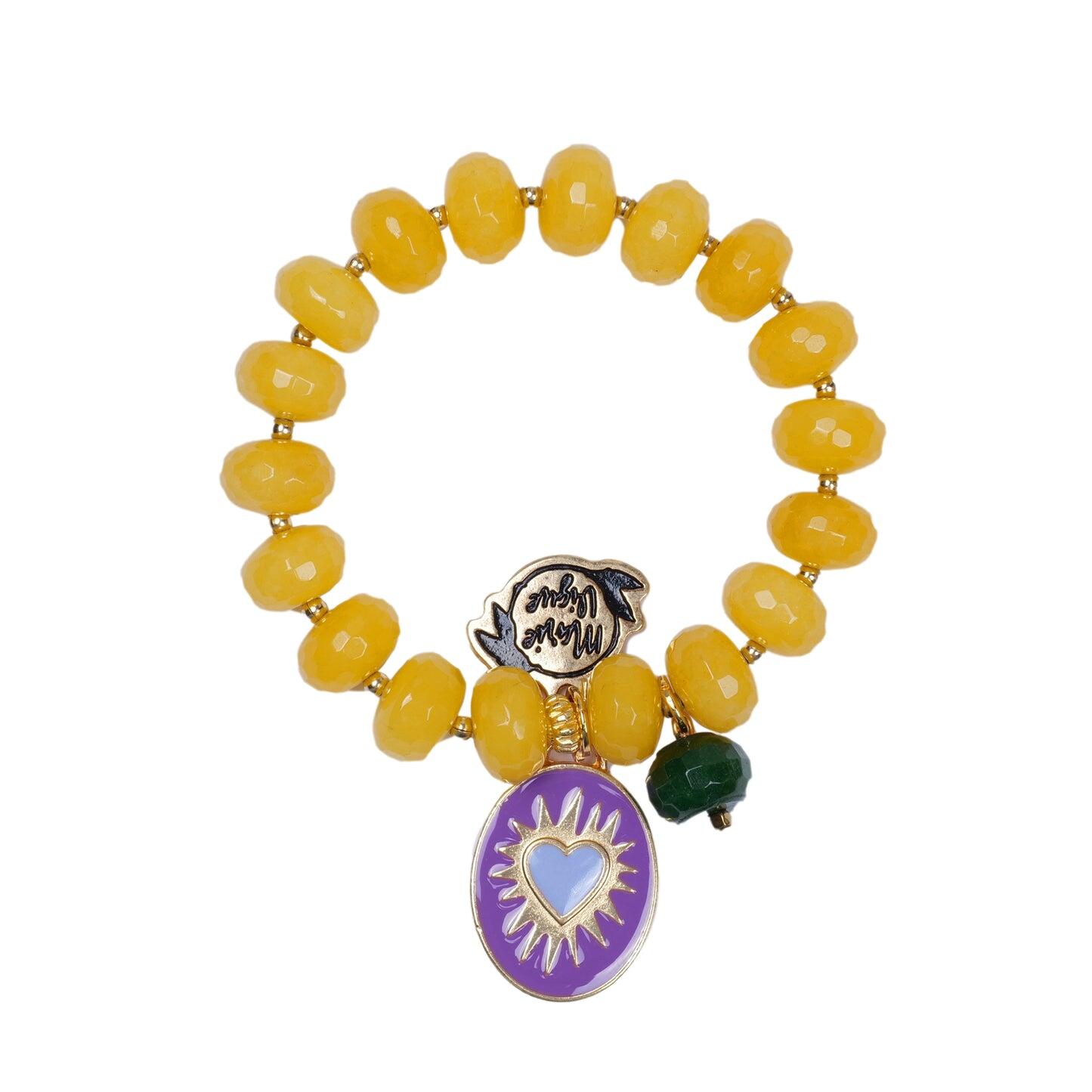 Sun Colour Bracelet Yellow/Lilac - Bracelet