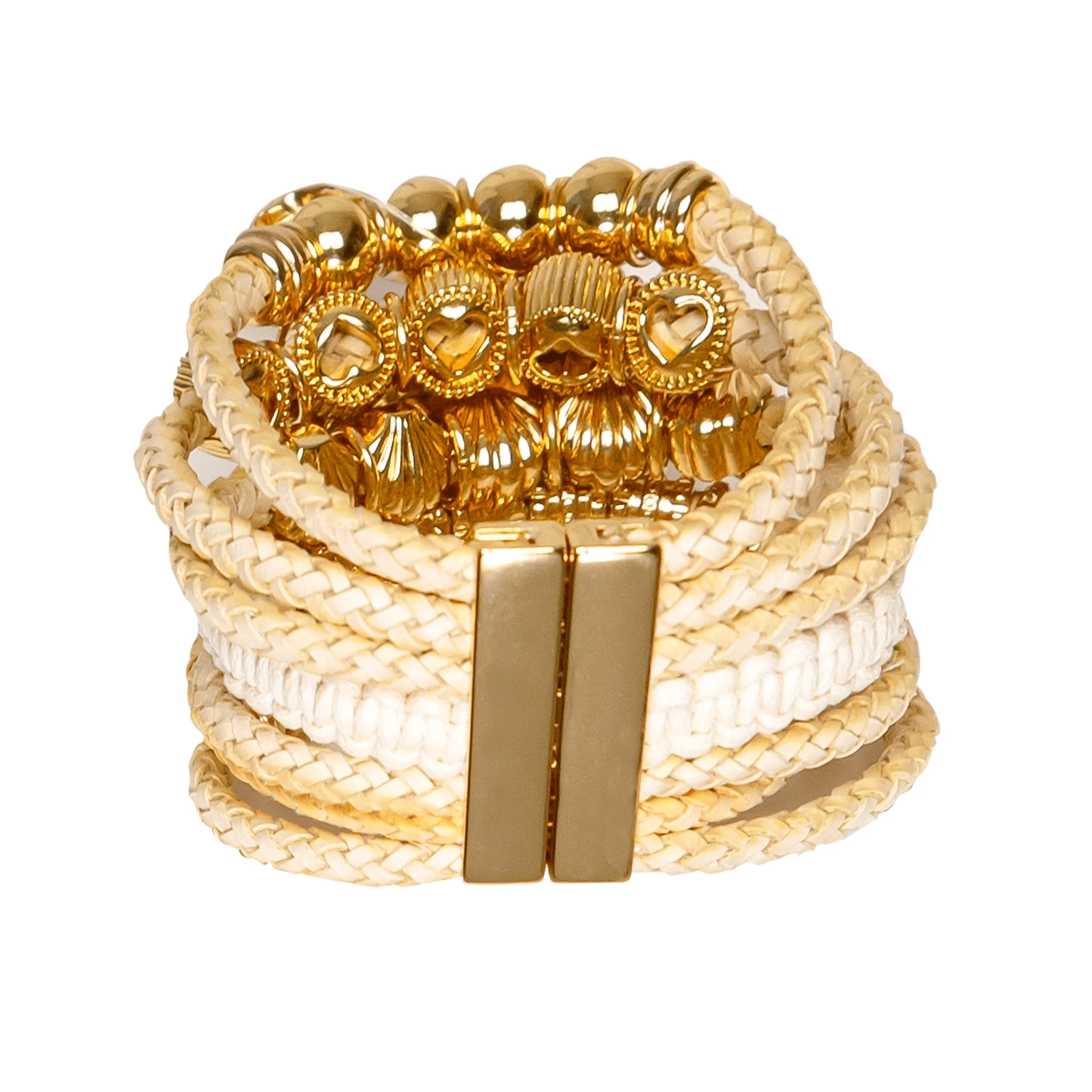 Gold Art Turquiose Shell Bracelet