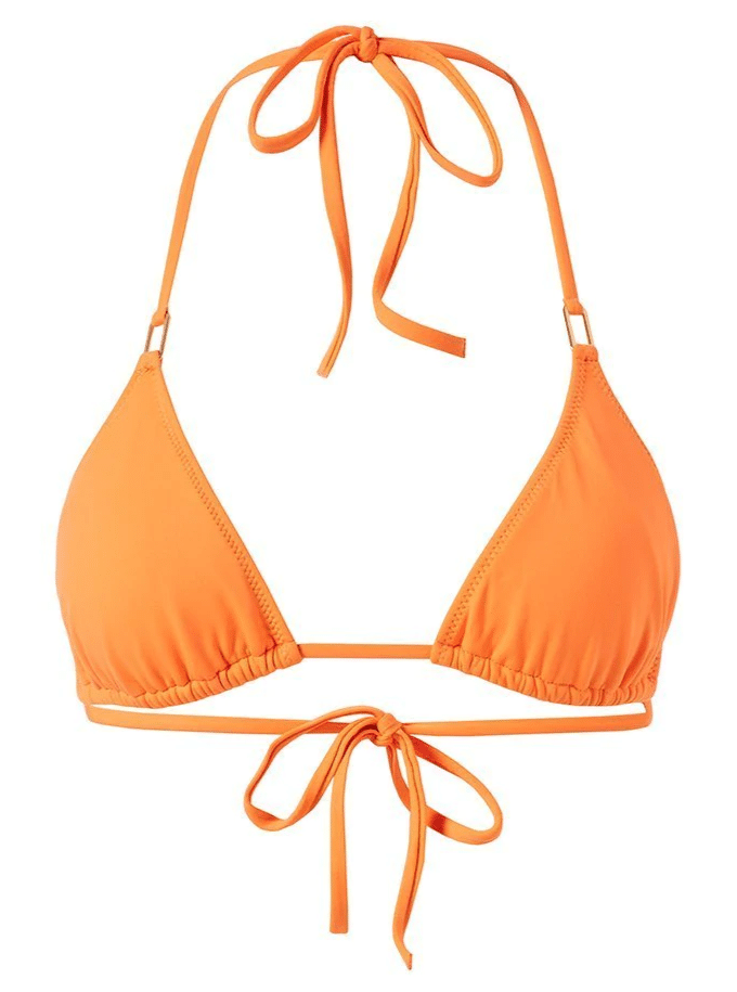 Load image into Gallery viewer, Cancun Orange Bikini Top
