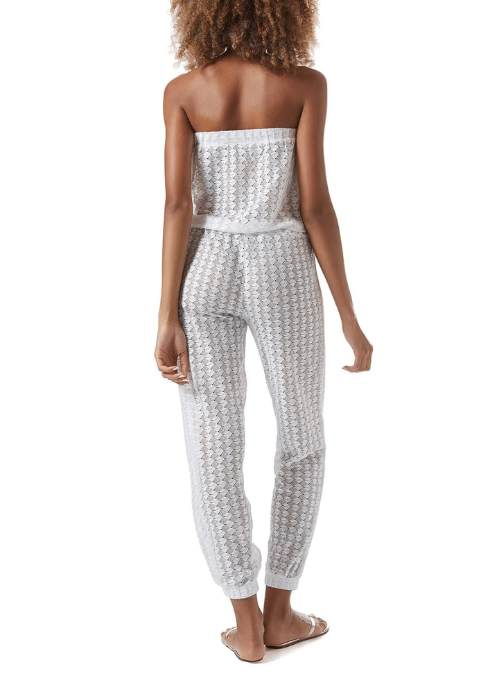 White Bandeau Jumpsuit Designer White Stella Jumpsuit Melissa Odabash