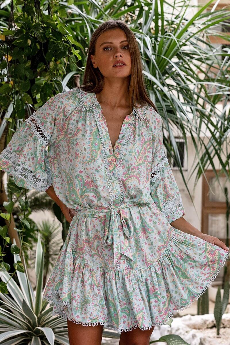 Lace Inset Dress