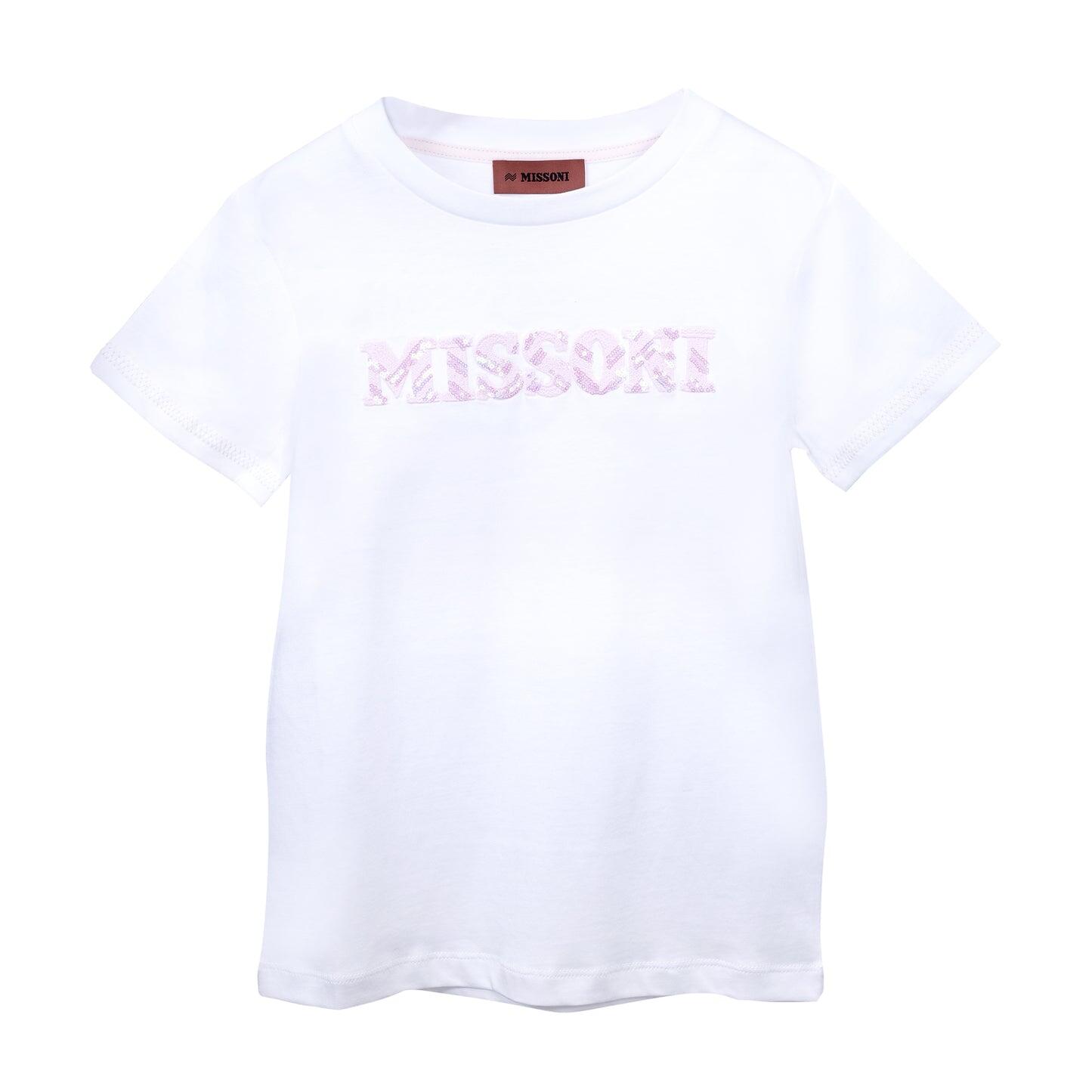 Missoni Girls T-Shirt White