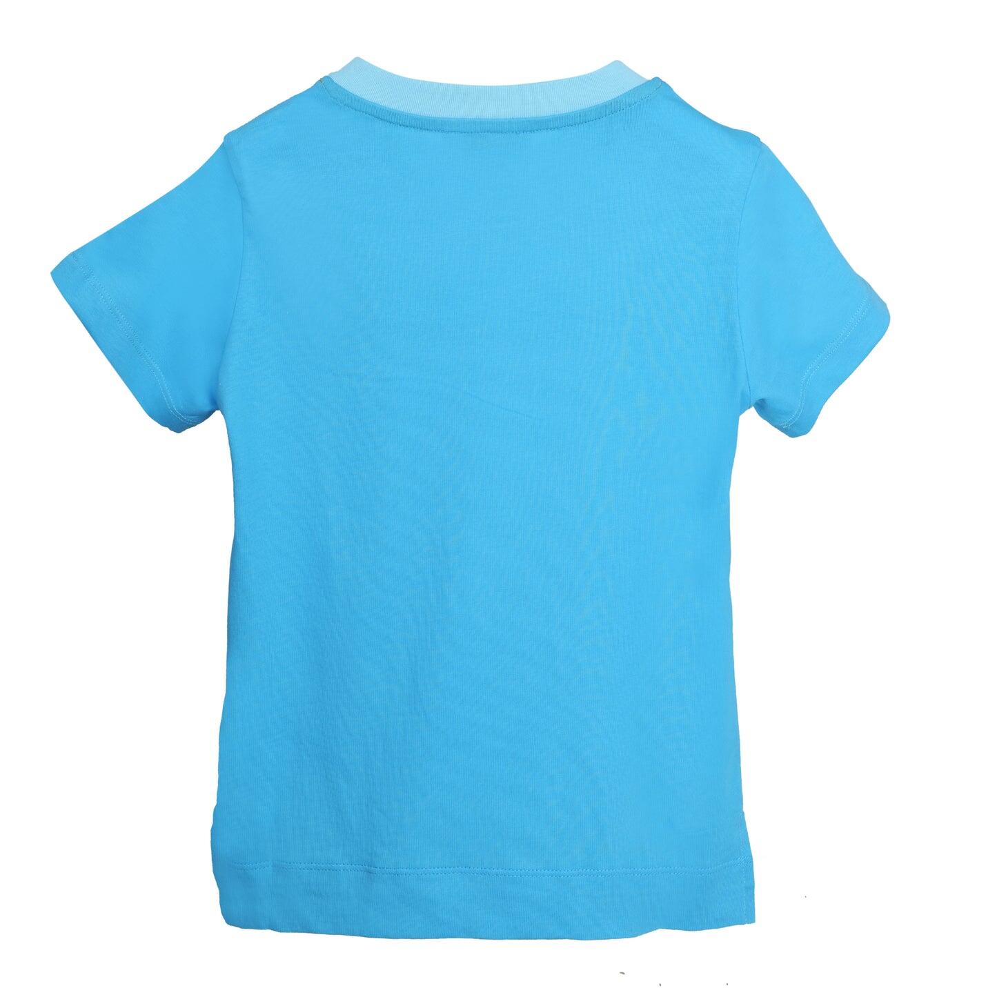 White/Blue T-Shirt for Boys