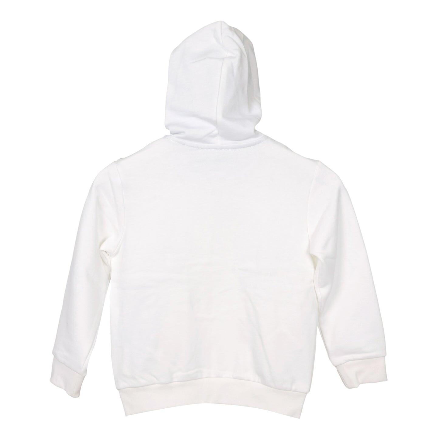 Missoni Kids White Sweater with Hoodie