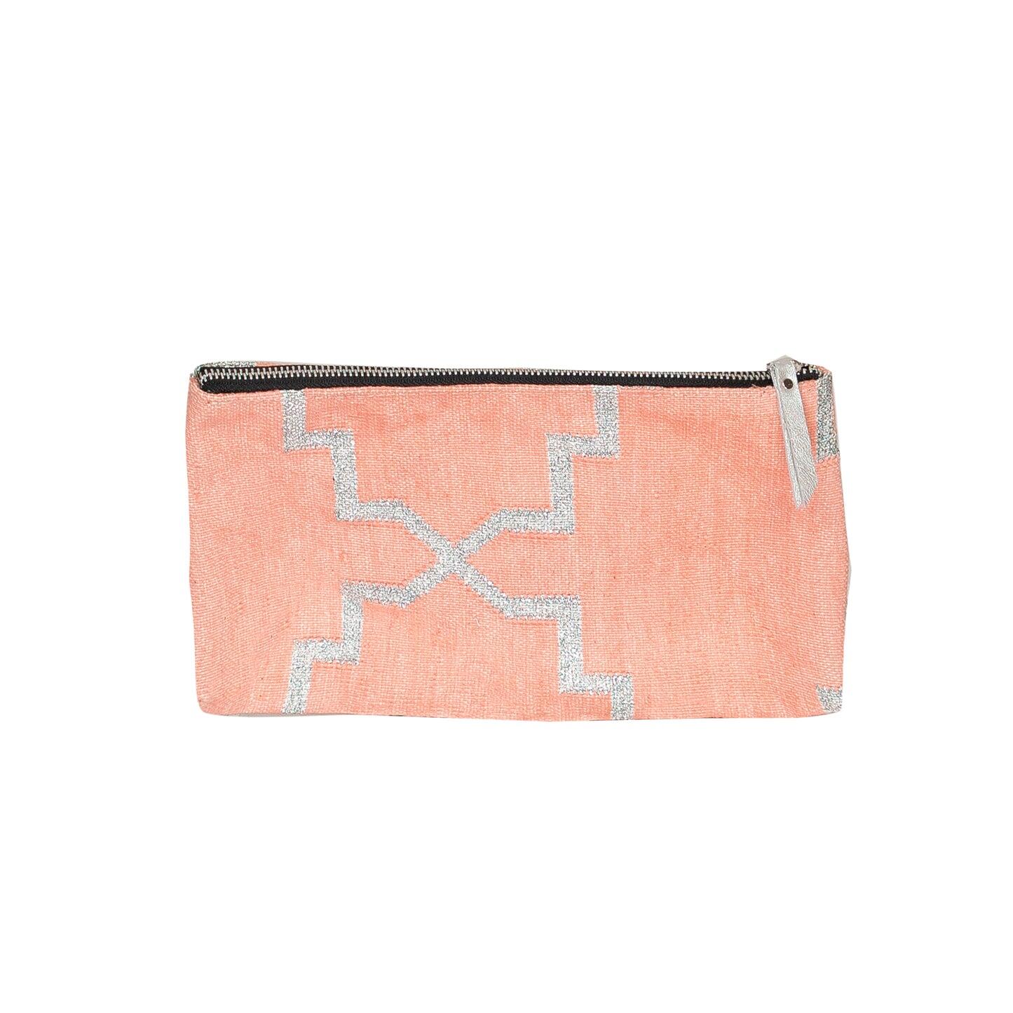 Pastel Pink Accessories Pouch
